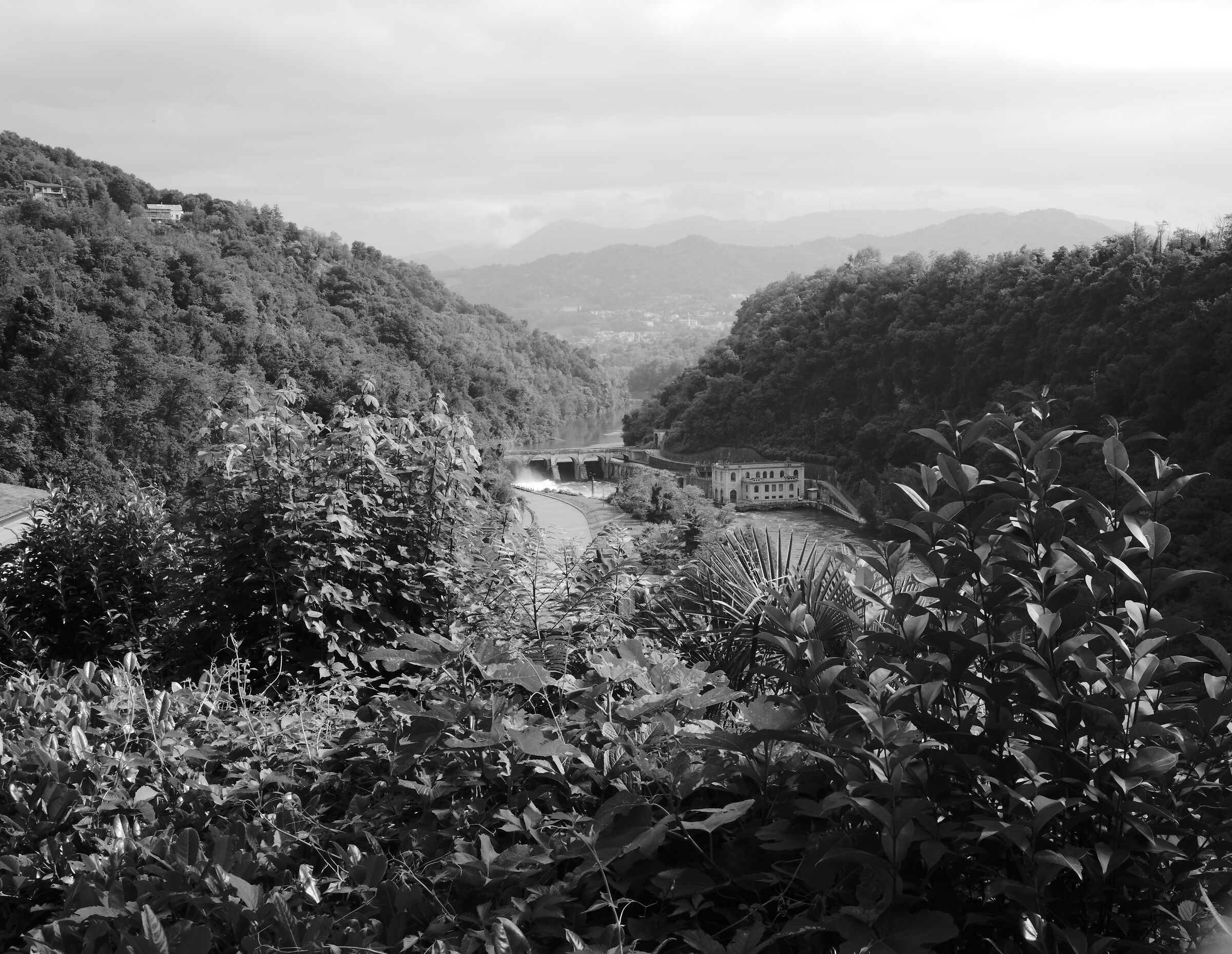 Paderno d'Adda scendendo alla centrale Edison