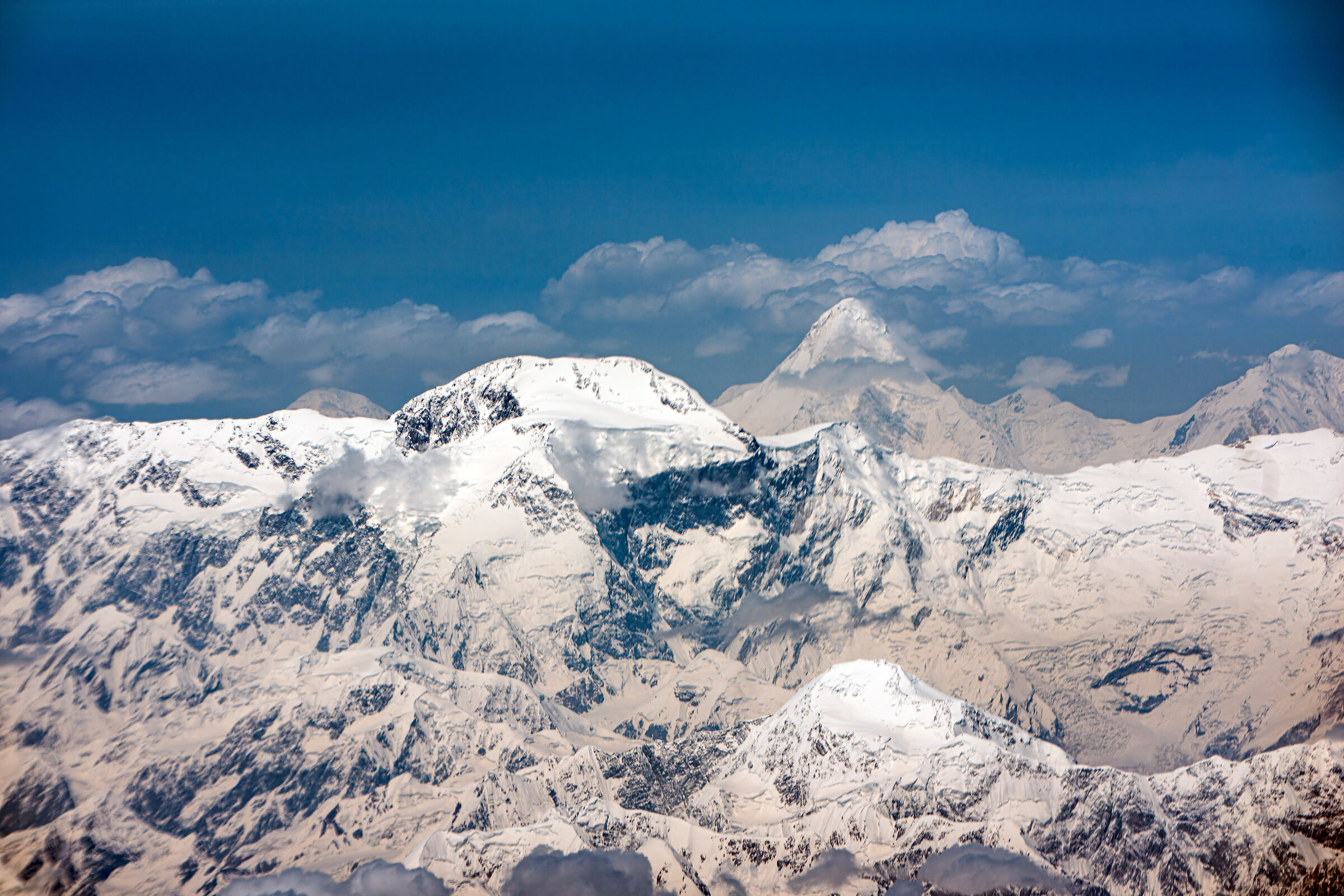 Gengish Chokusu or Victory Peak and Khan Tengri