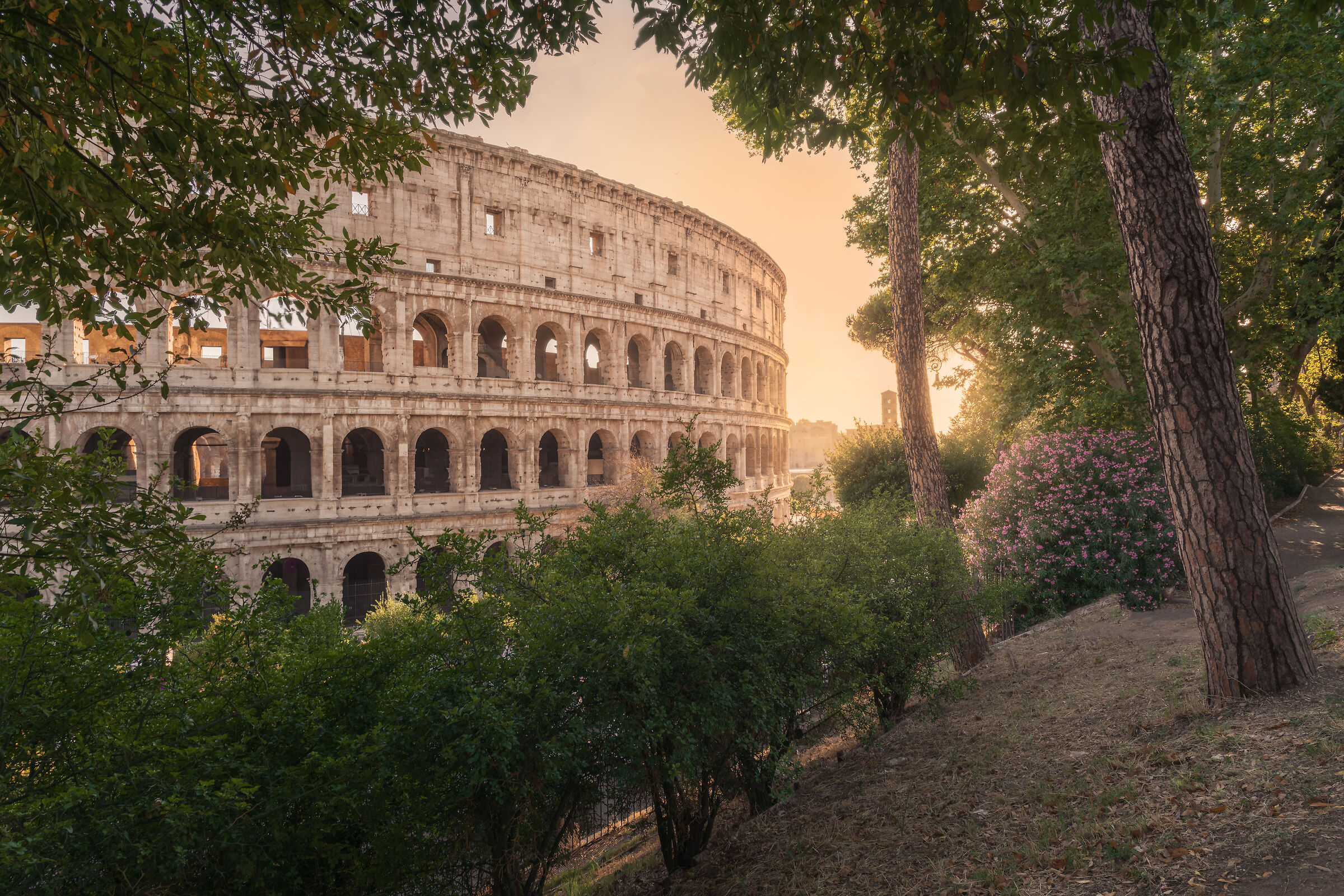 Tramonto al Colosseo