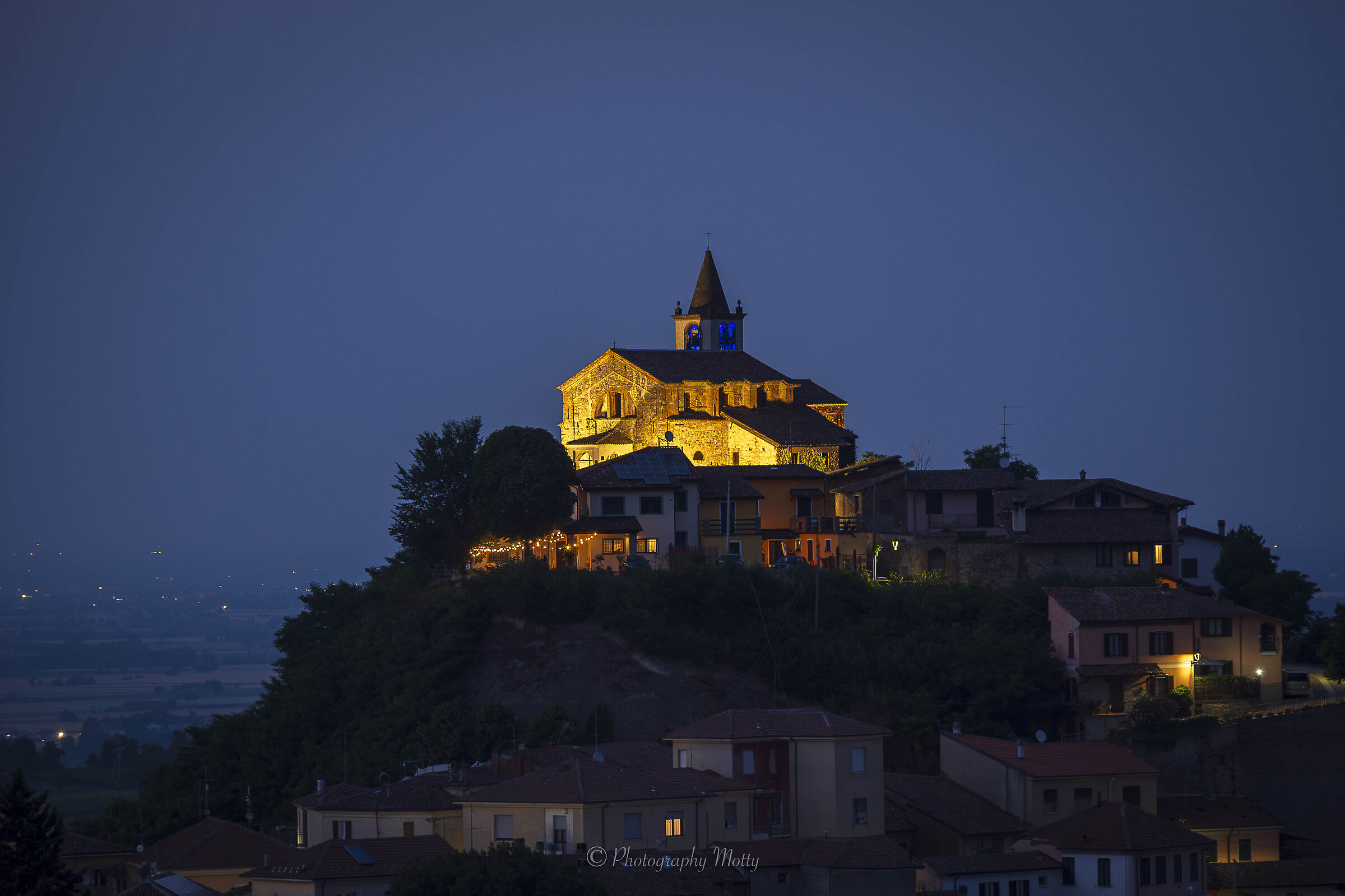 Sarezzano al crepuscolo