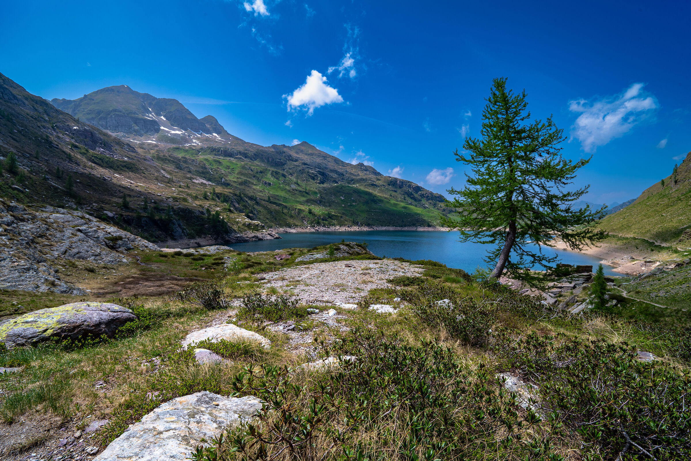 Dam Twin Lakes Orobie Alps