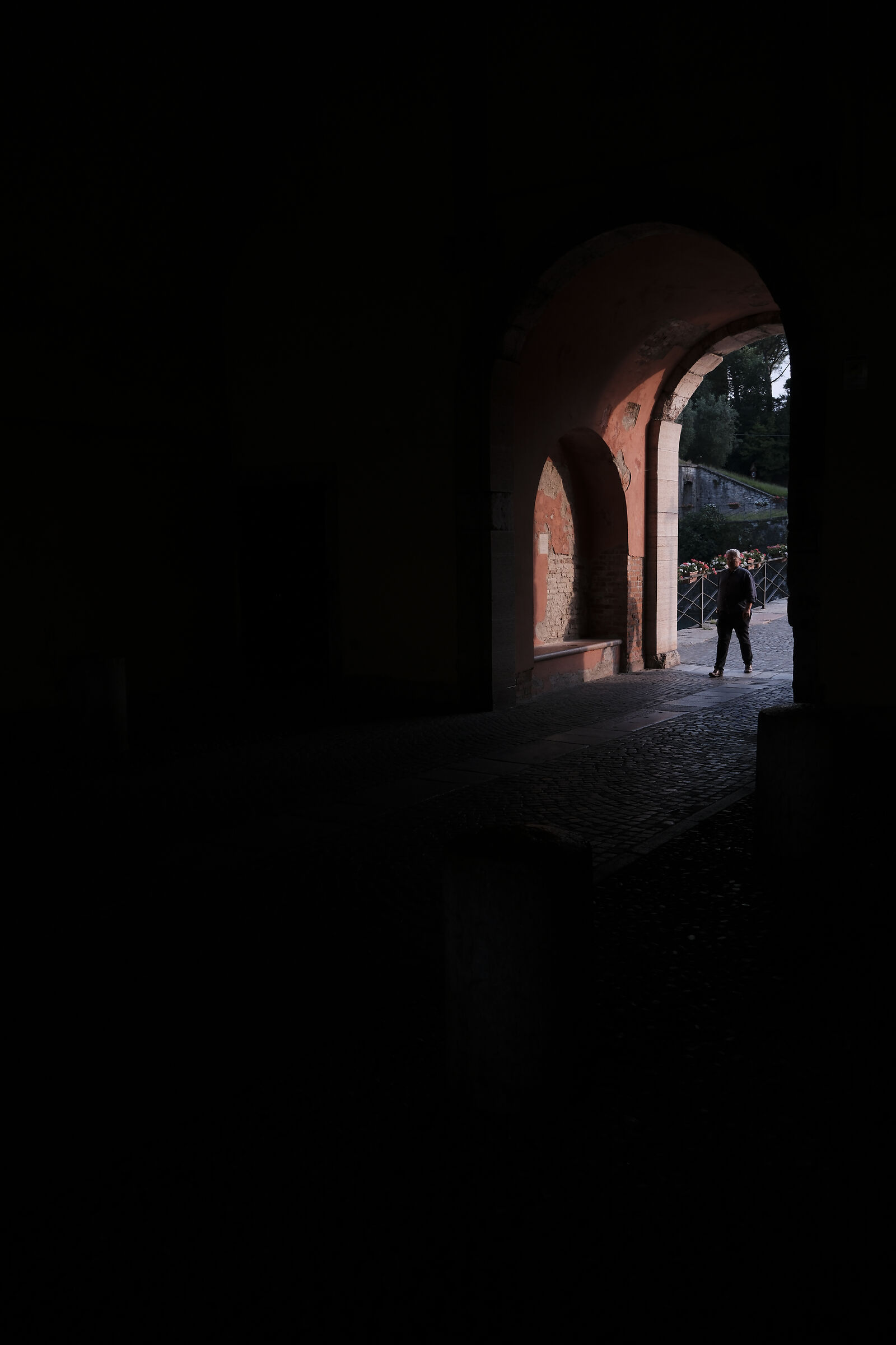 Entrance to the tunnel
