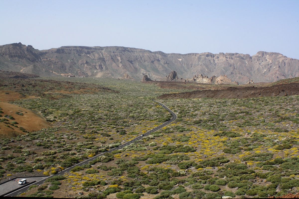 Salita verso il Teide