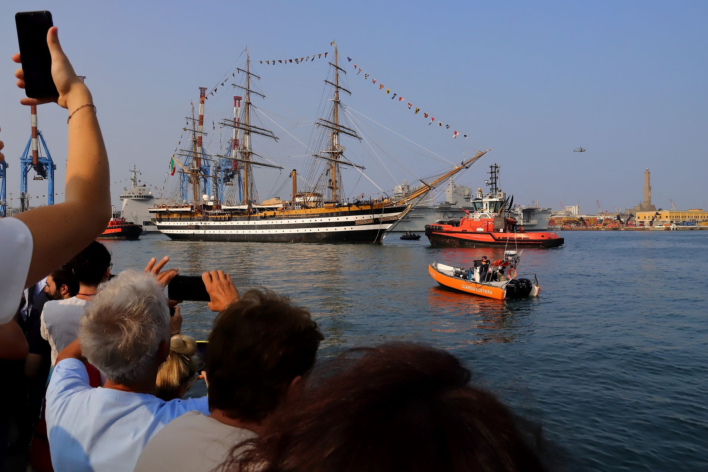 Nave Vespucci, festa della Marina.