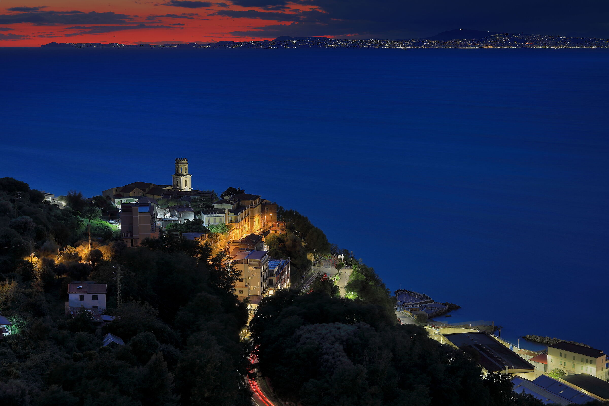 Pozzano al crepuscolo