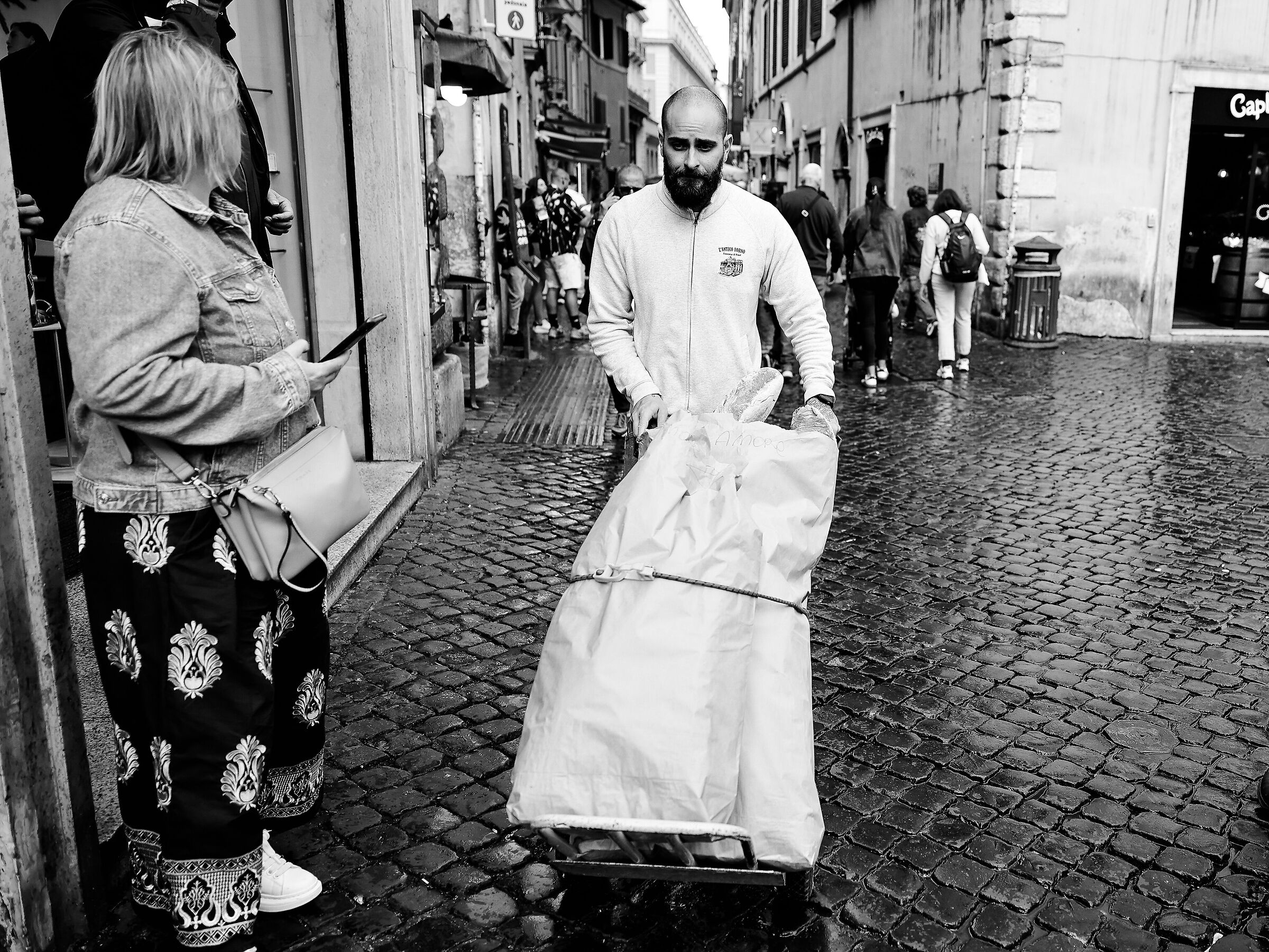 Here comes the bread