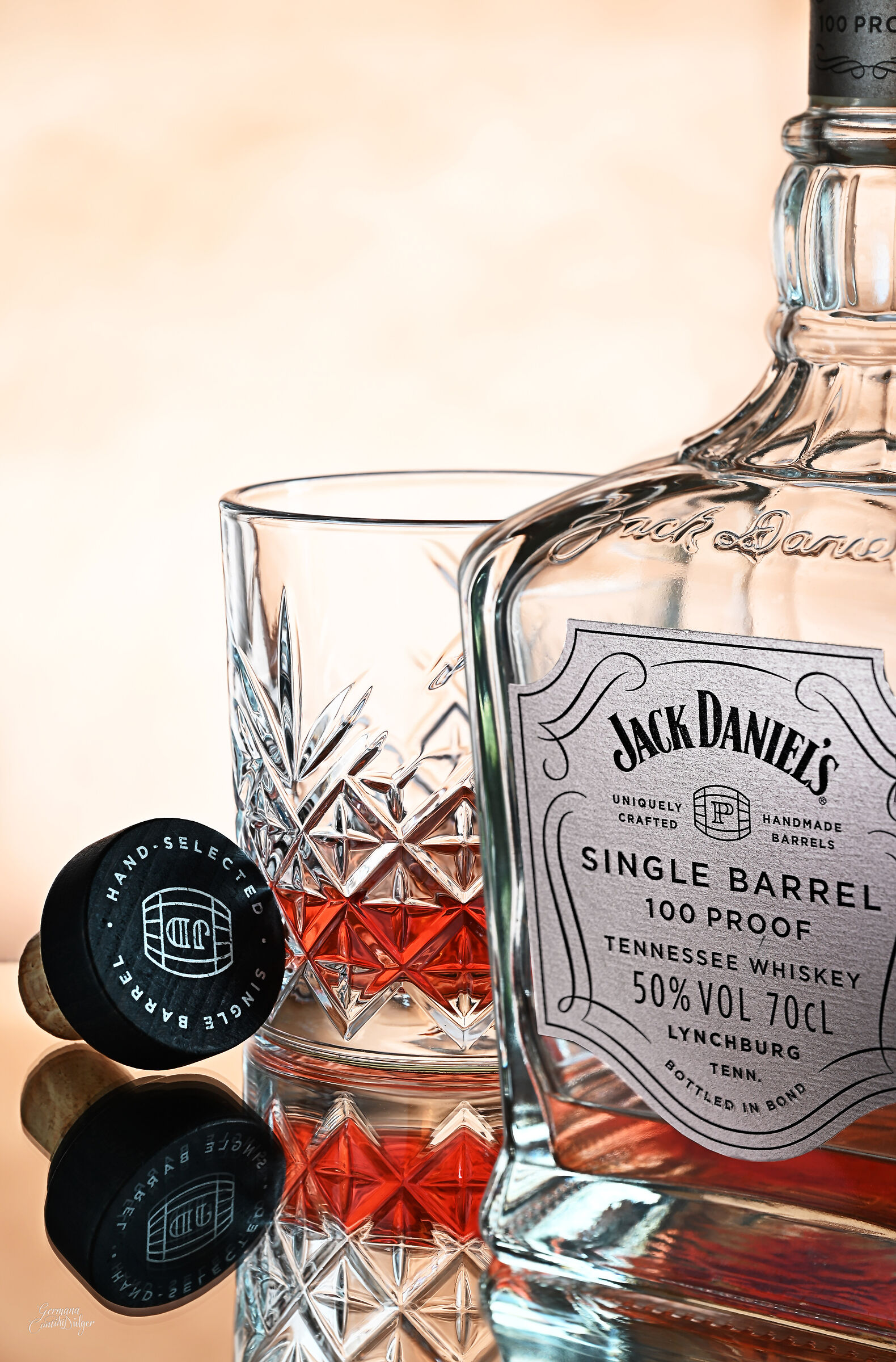 Jack Daniels with bottle