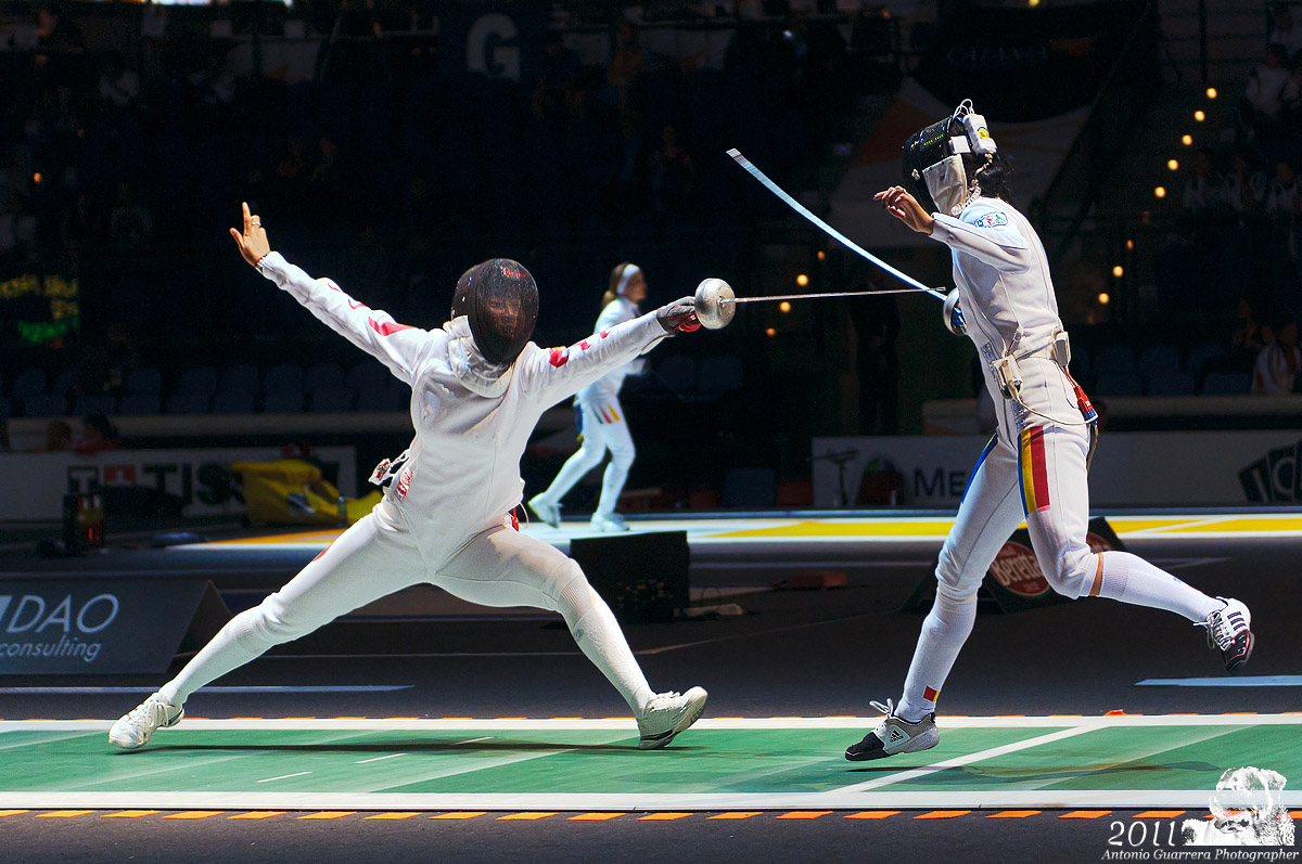 Begin the dance (World Fencing Championships in Catania)