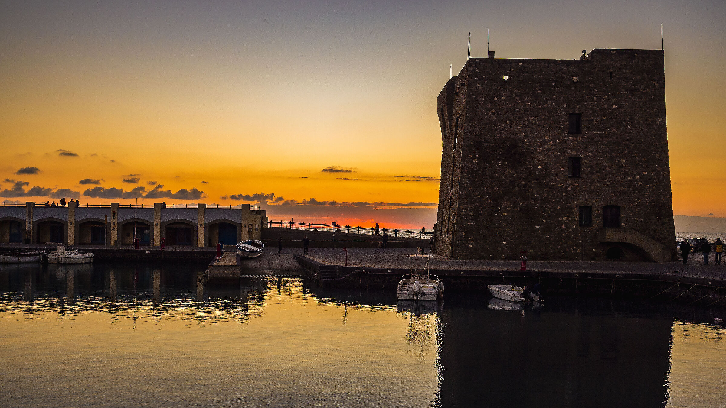 Acciaroli in pieno inverno