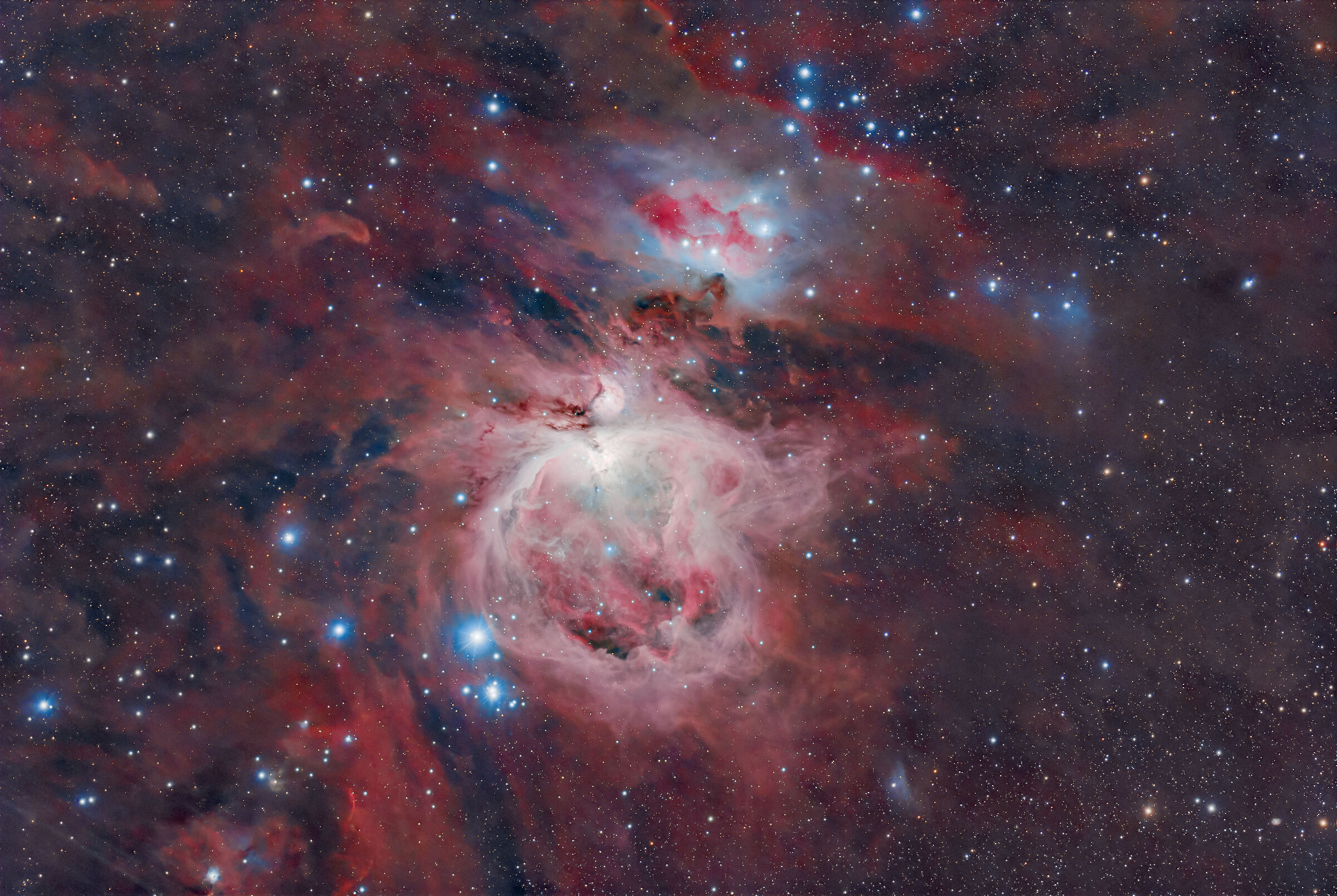 M42 - La Nebulosa di Orione in hrgb