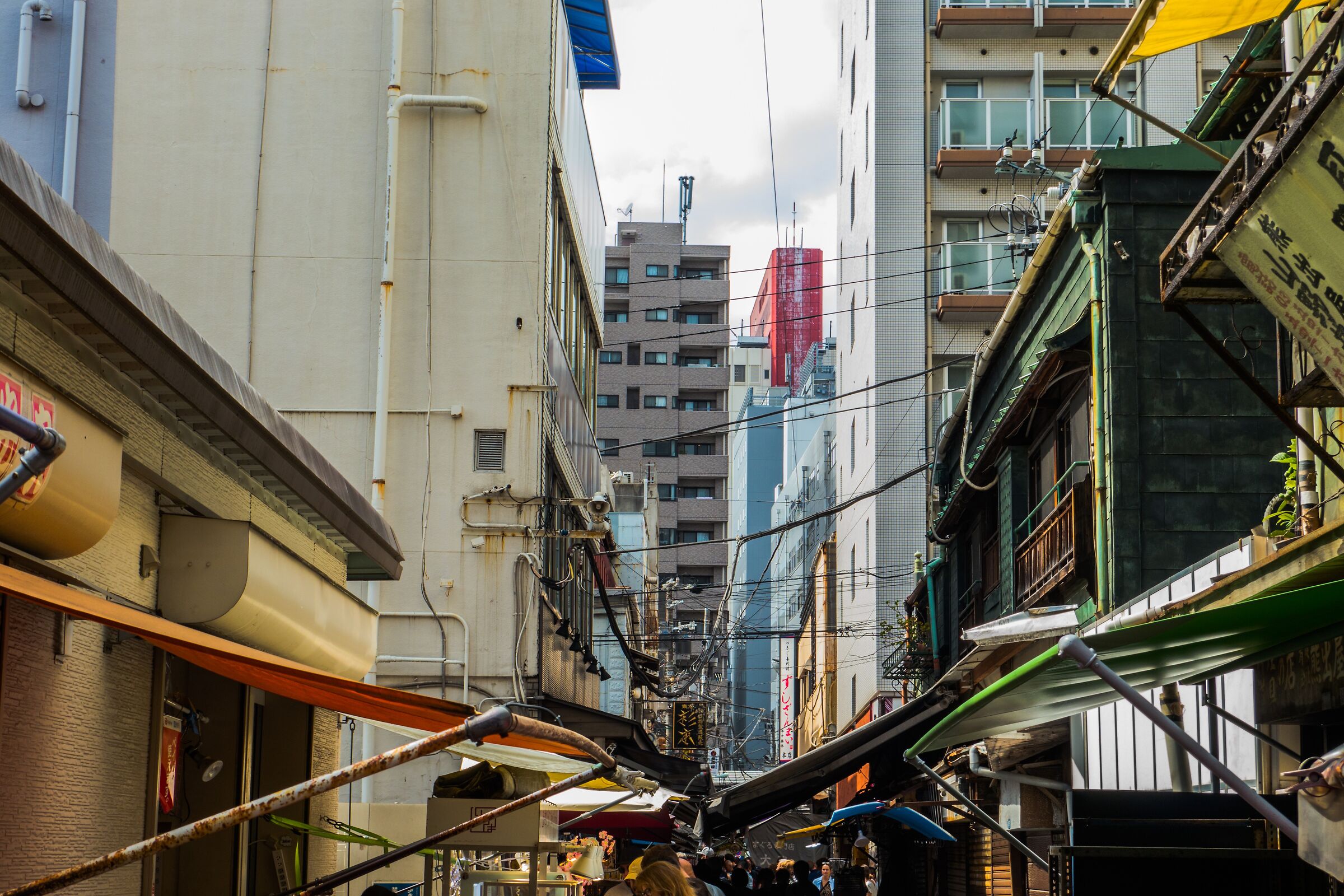 A small street in the market