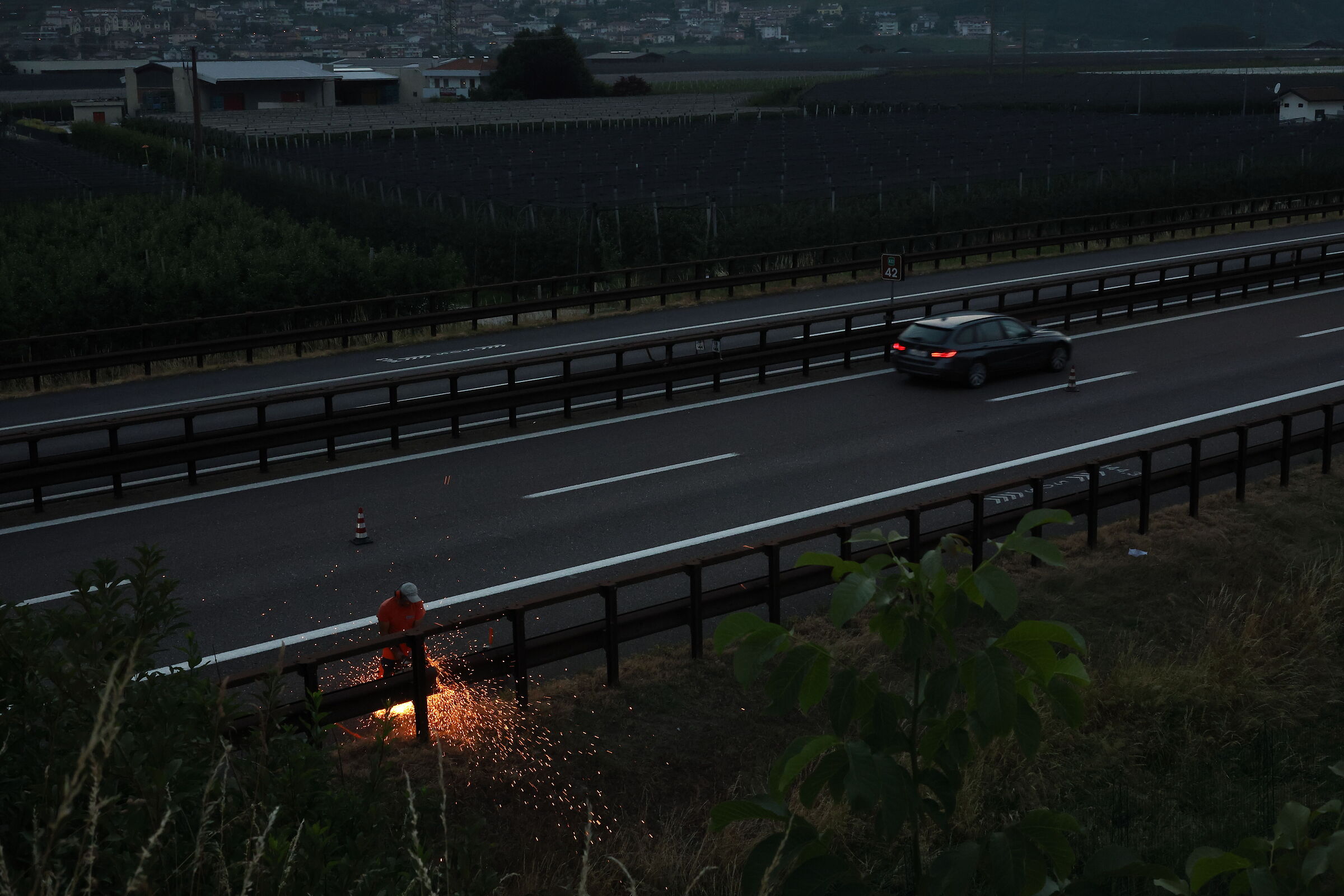 Lavori in autostrada