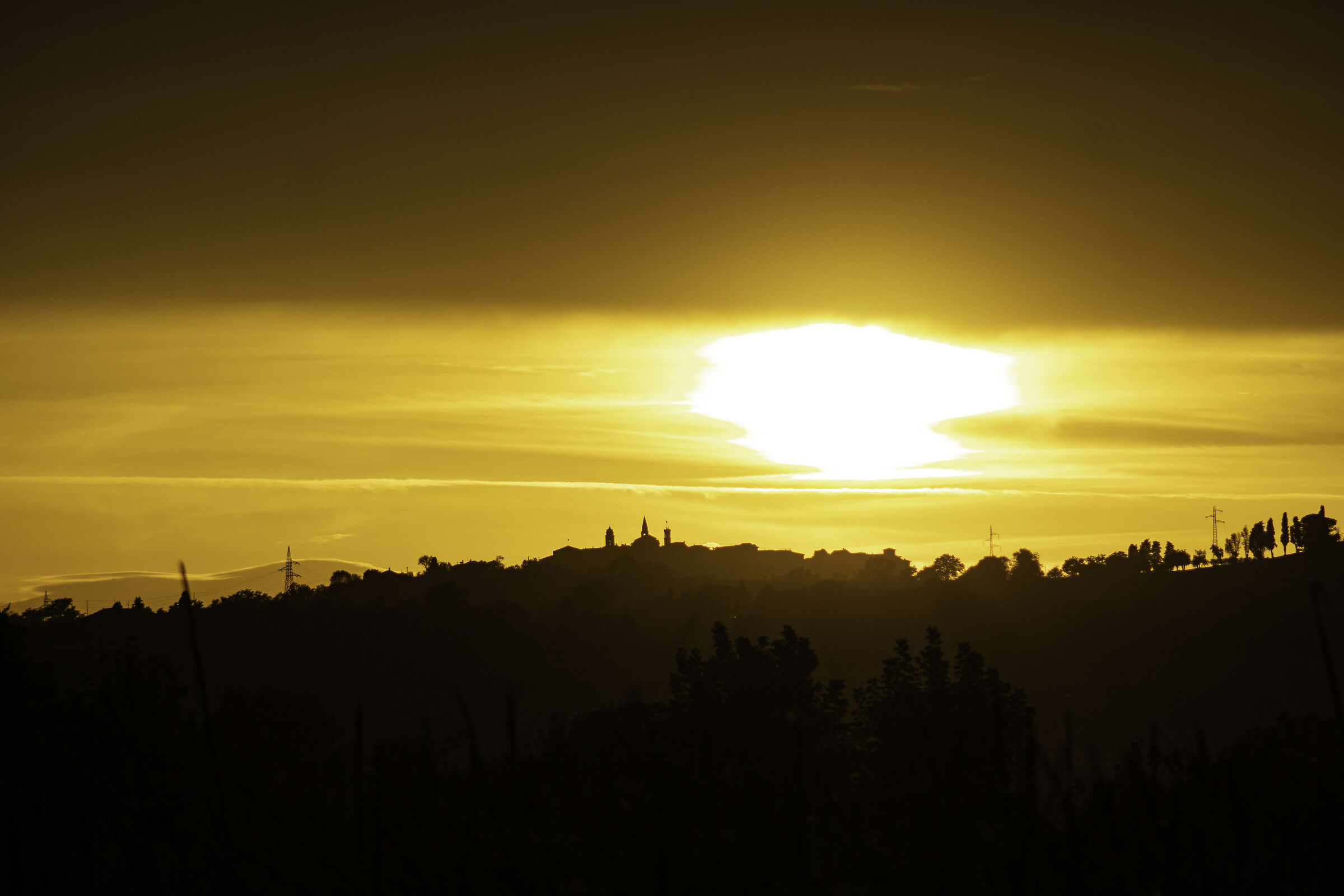 Sunset, Marche, Italy
