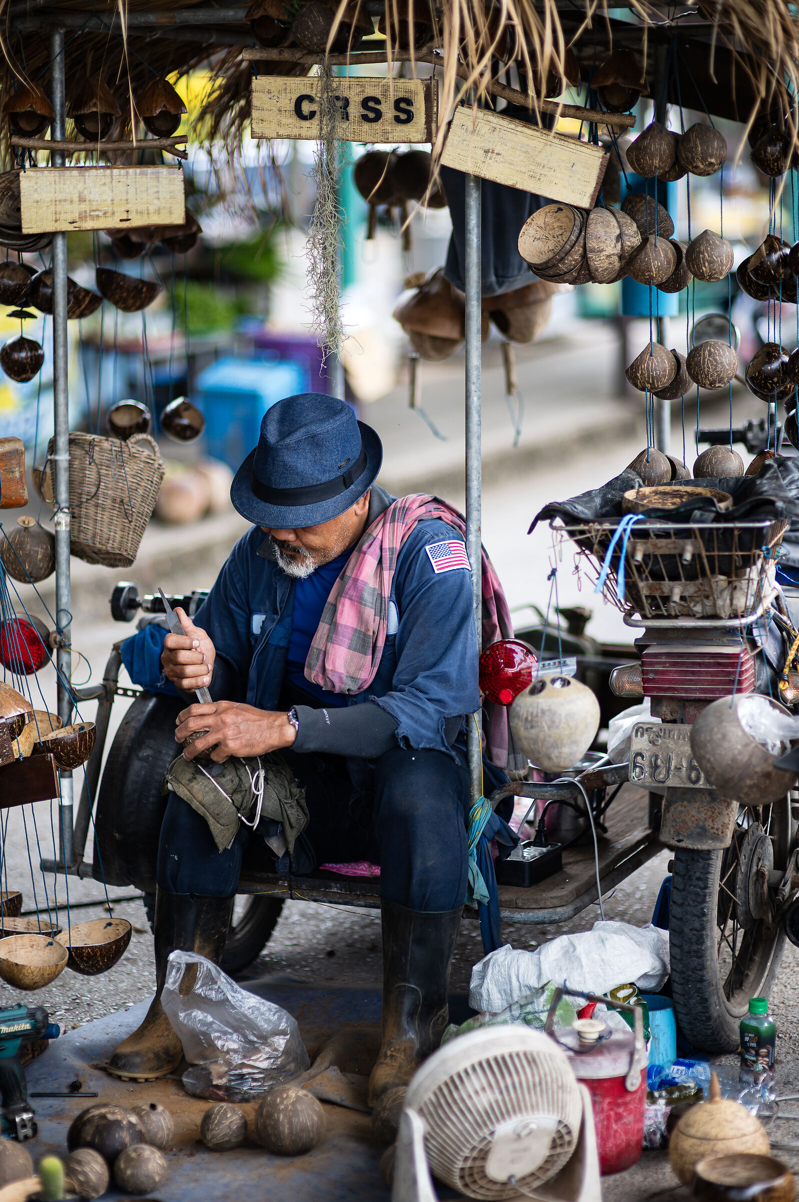 The coconut seller