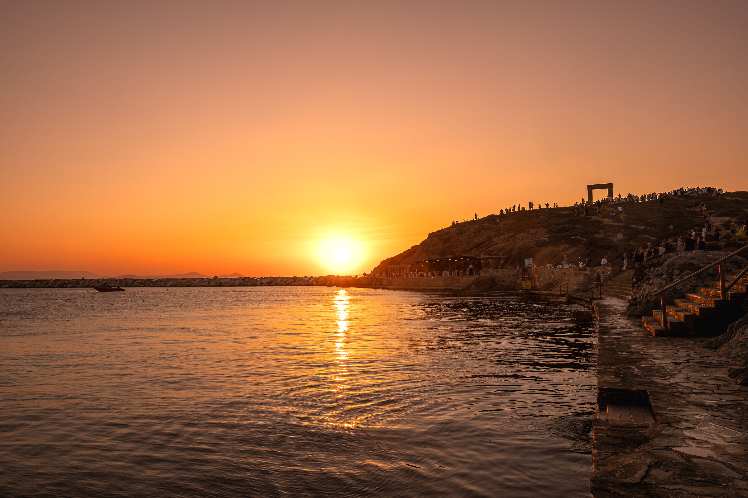 Tramonto alla Portara, Naxos