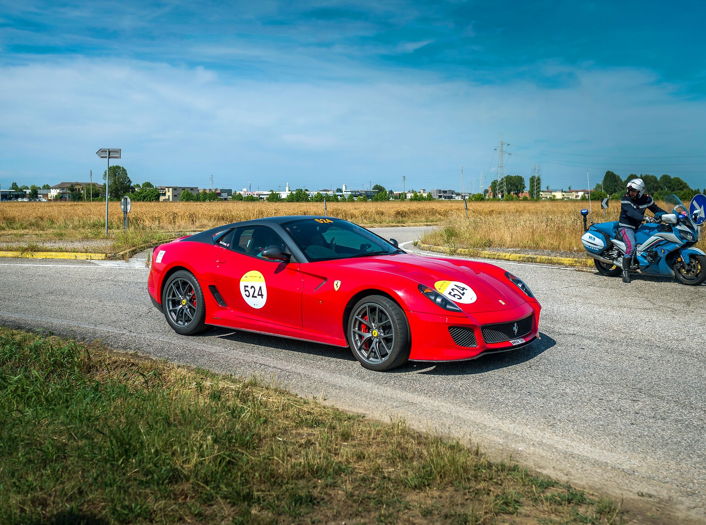 1000 miles Ferrari 599 GTO