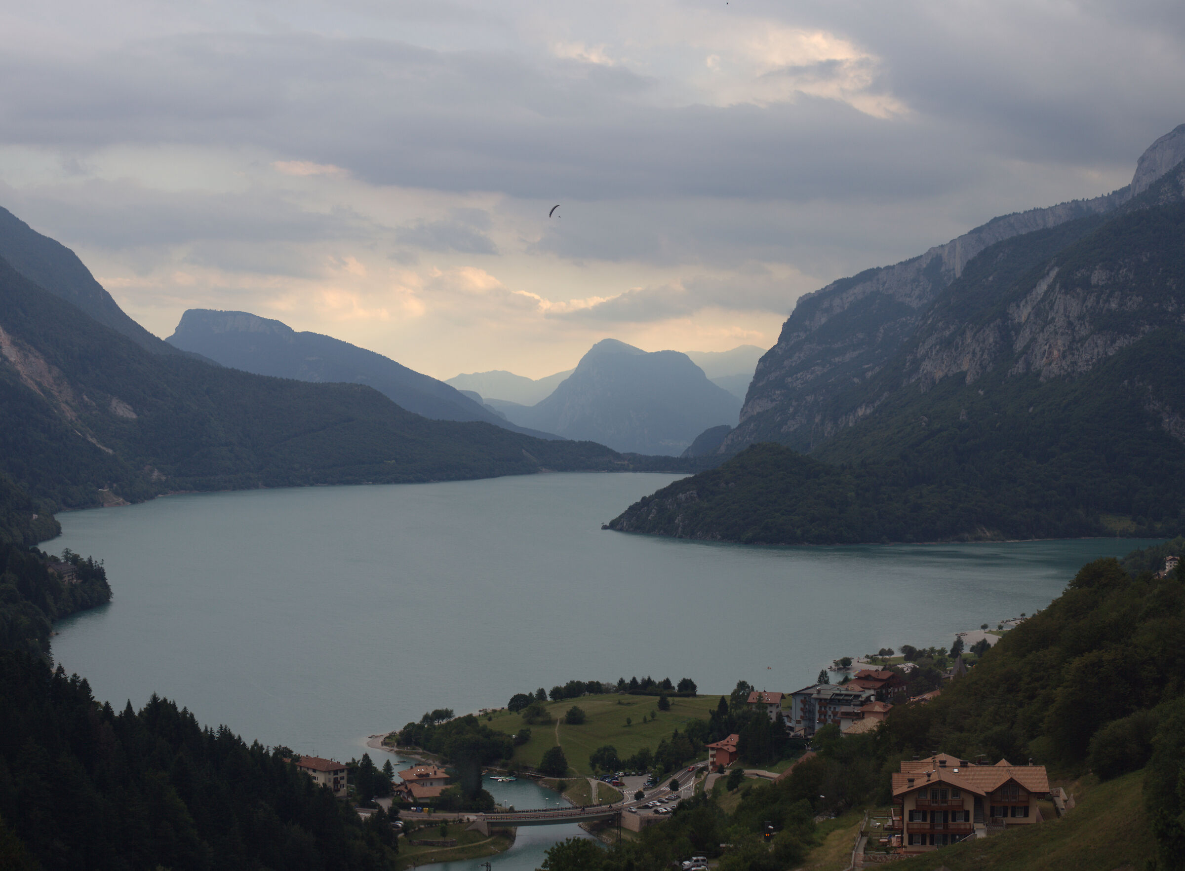 Overview Lake Molveno