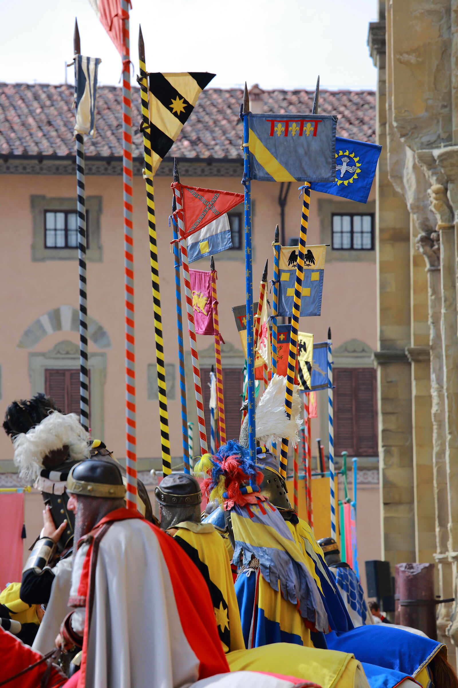 The colors of the Captains and noble knights