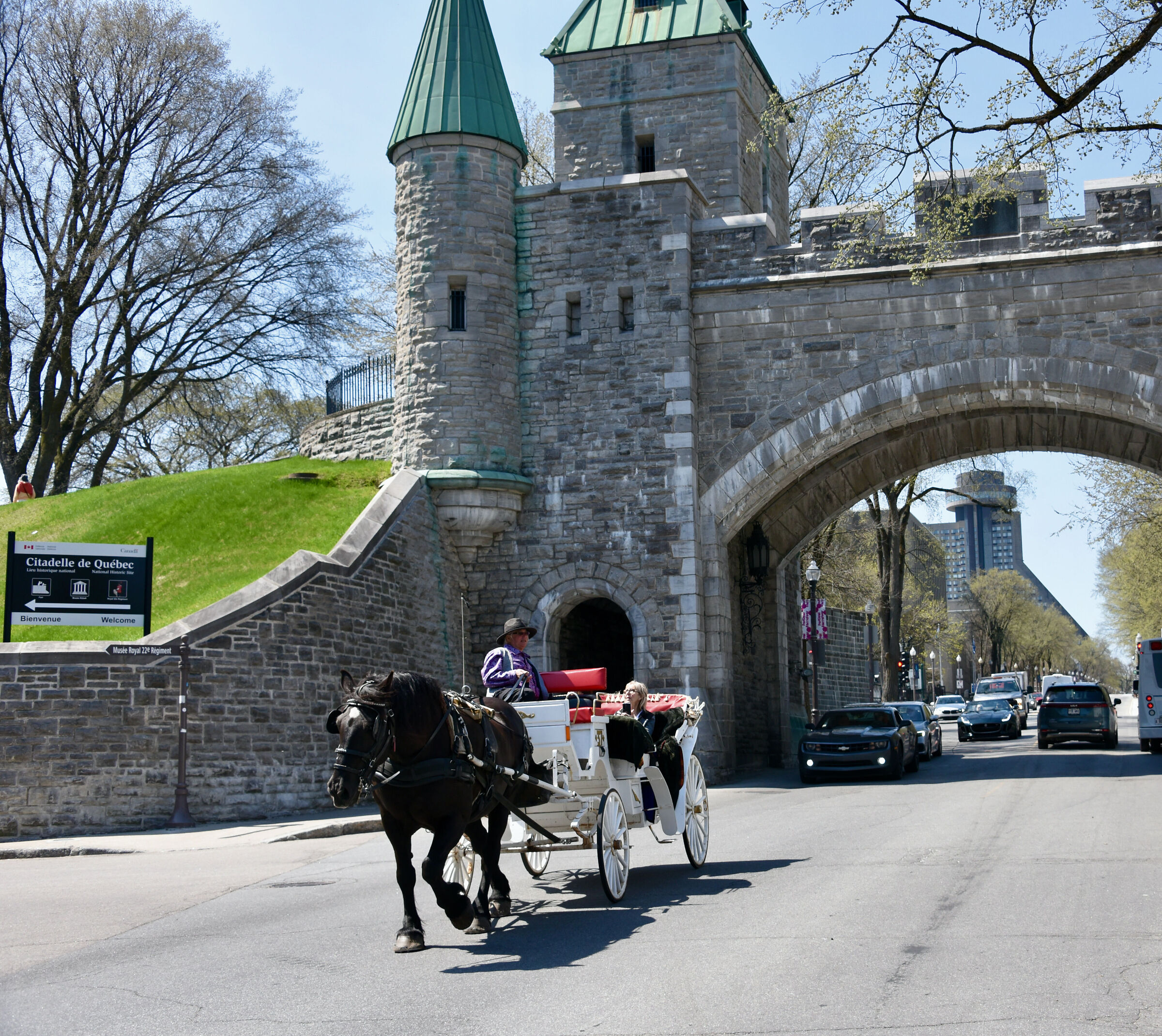 Cavalca la vecchia città di Quebec.... Souvenir
