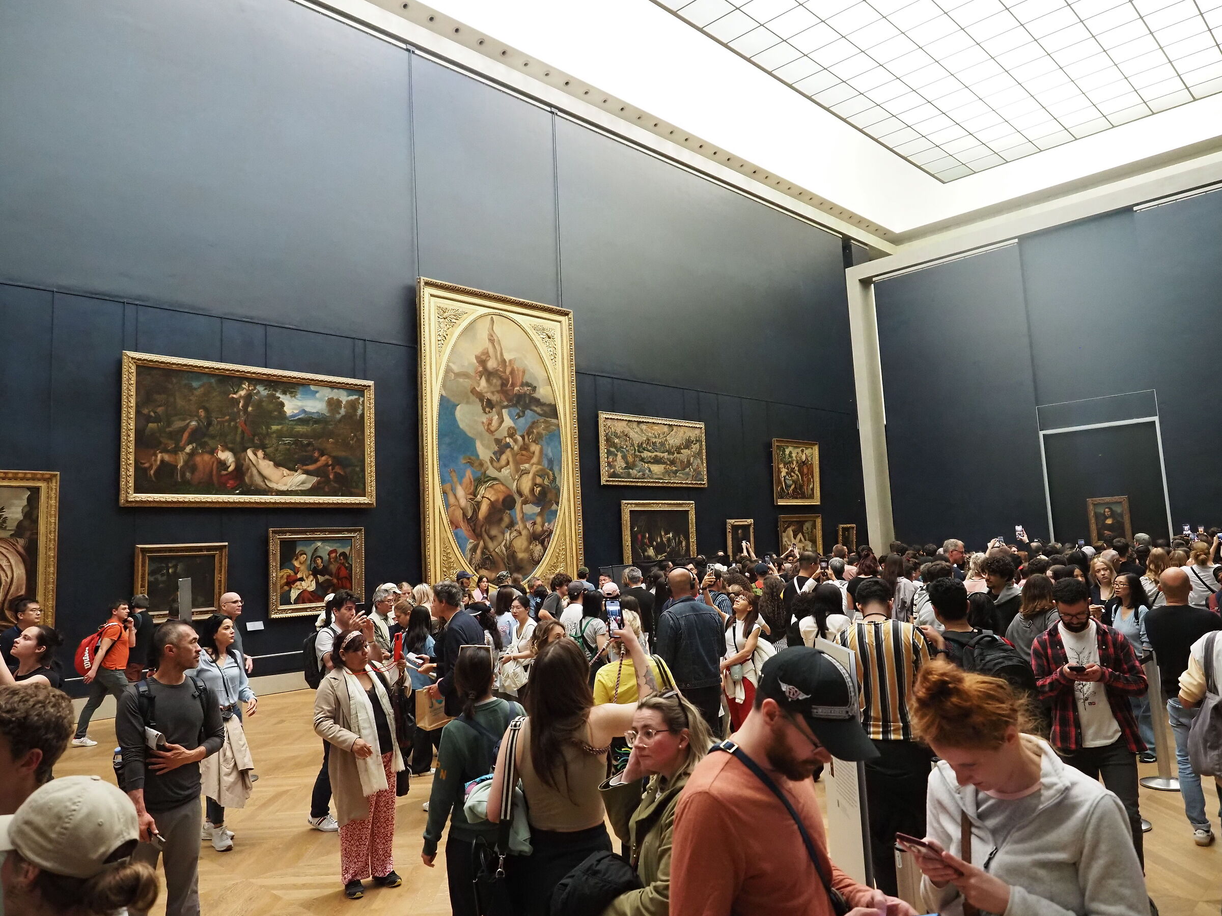 Selfie dalla Gioconda