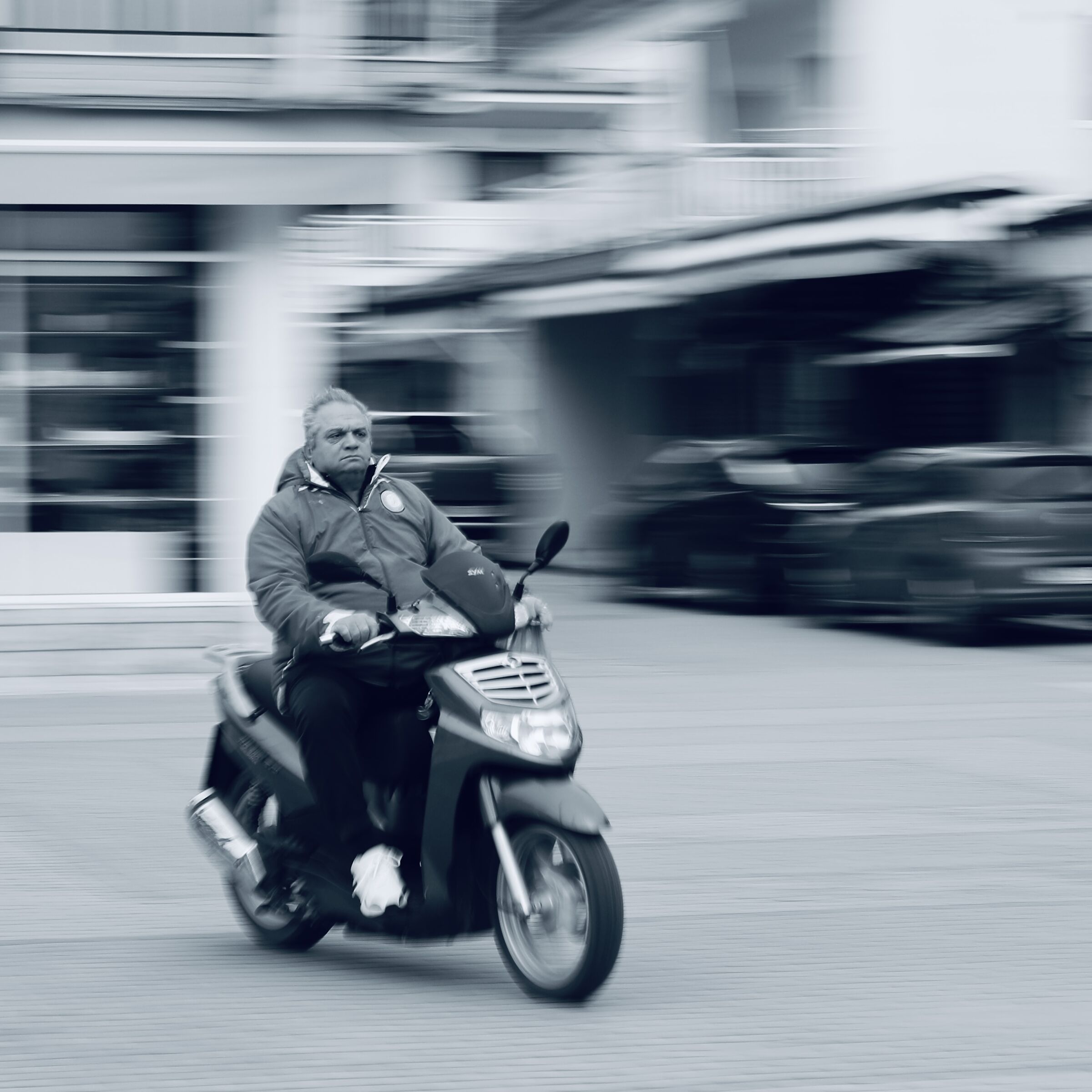 Gliding through the streets