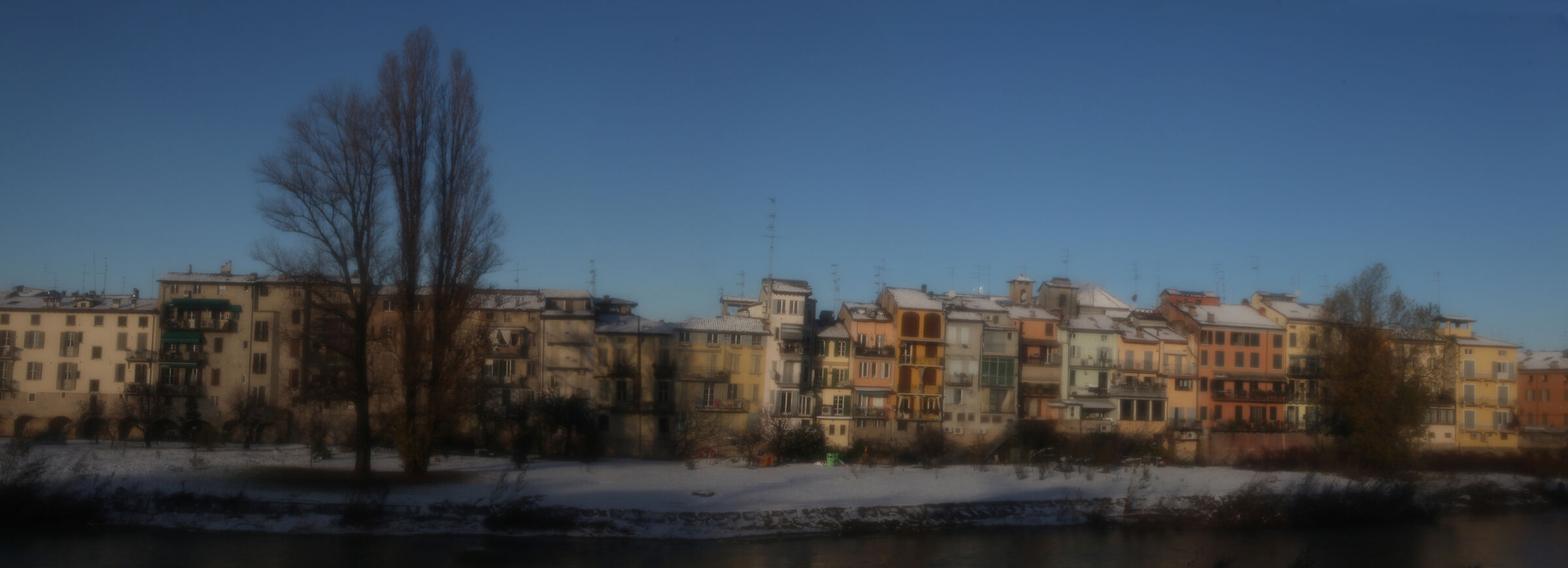 Houses on the stream