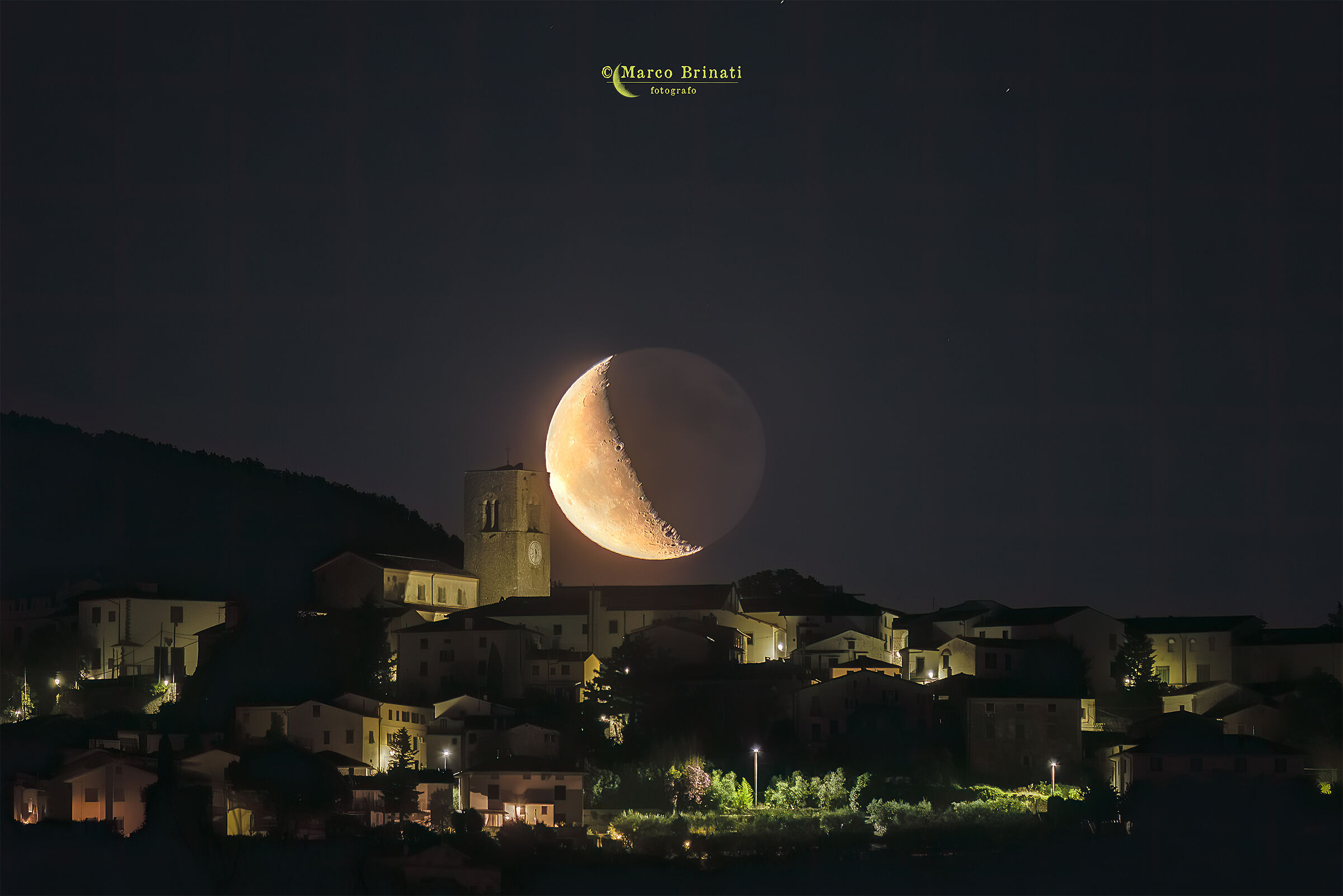 Alba lunare a Montevettolini