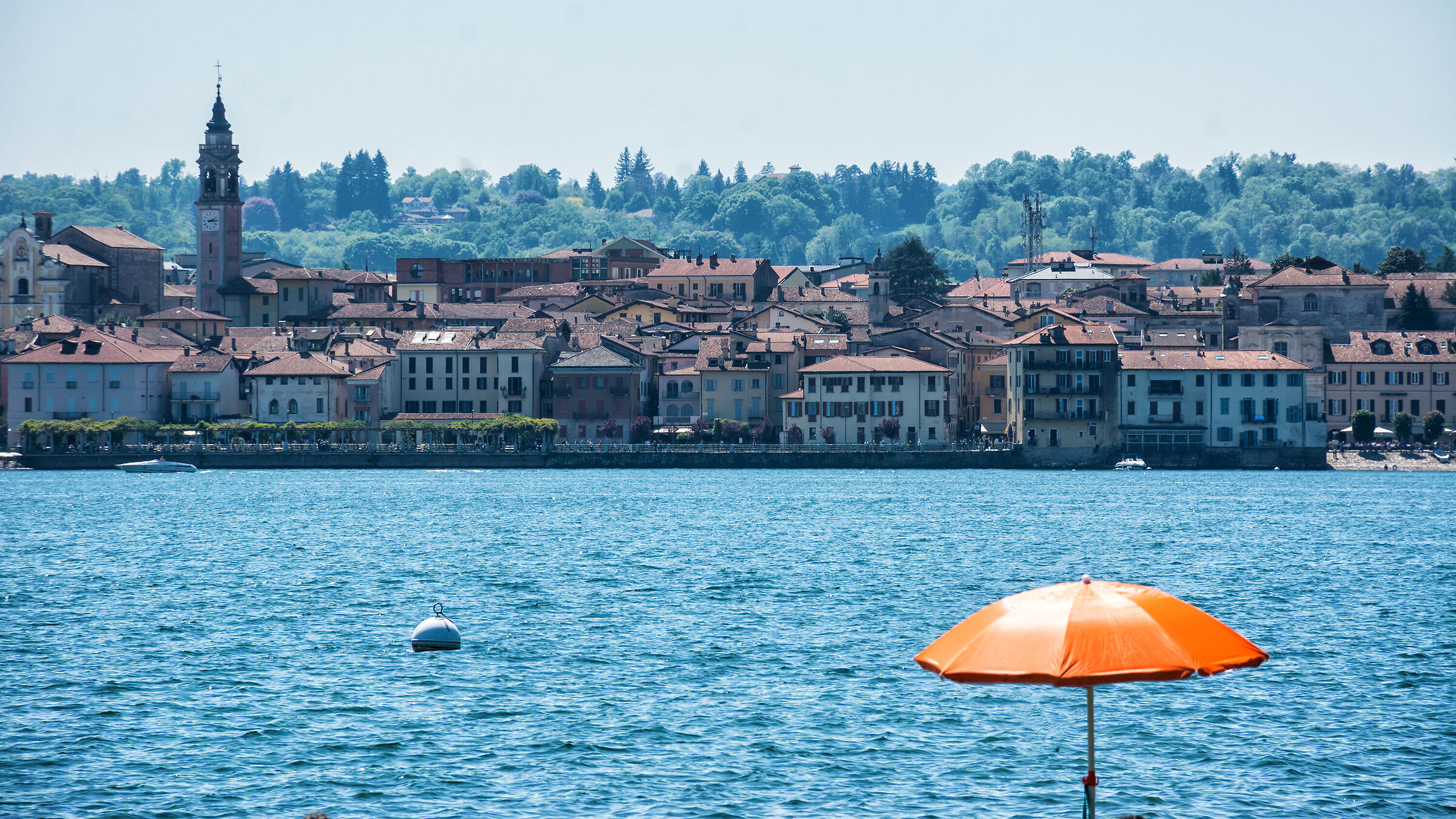 The orange umbrella