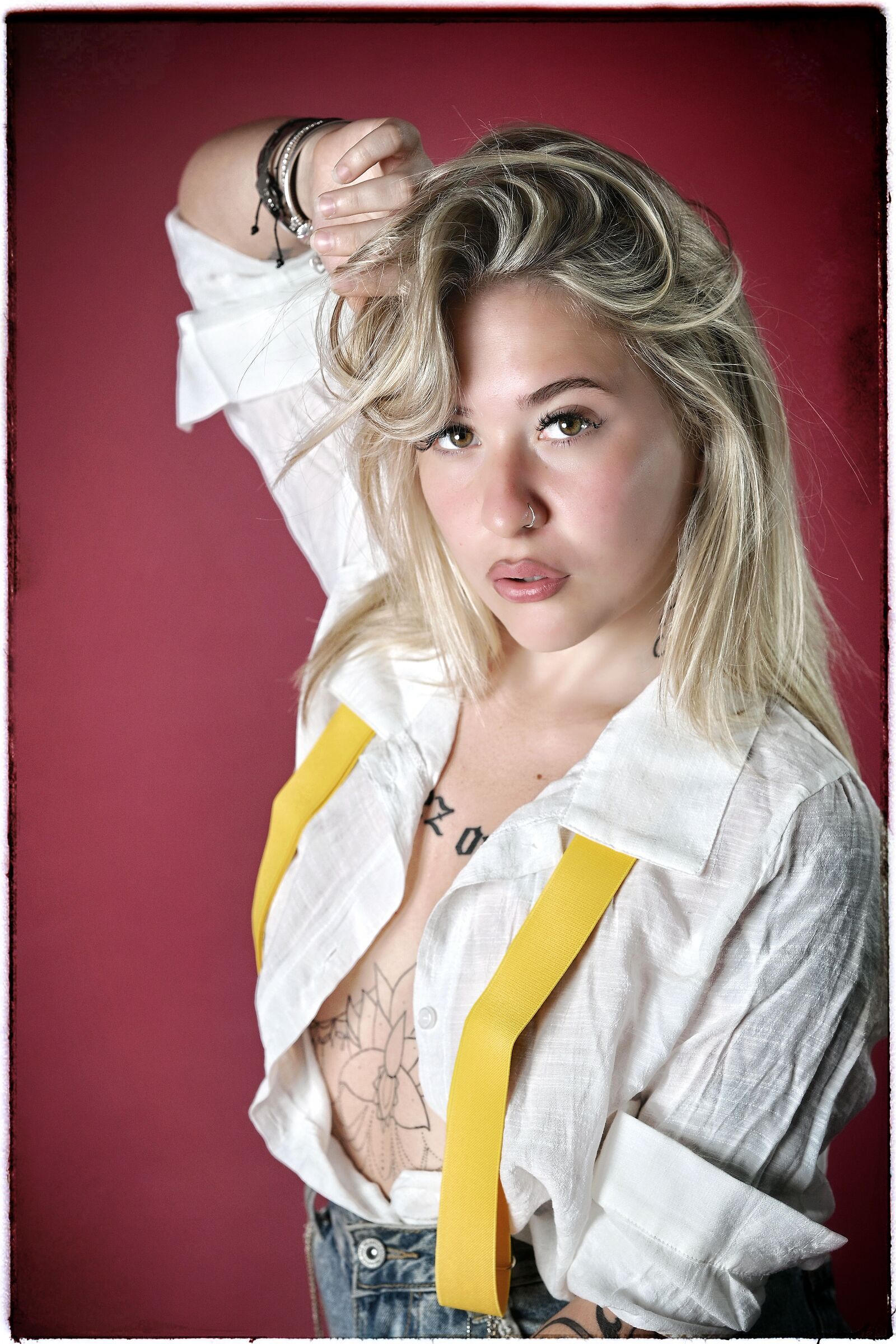 Portrait with braces