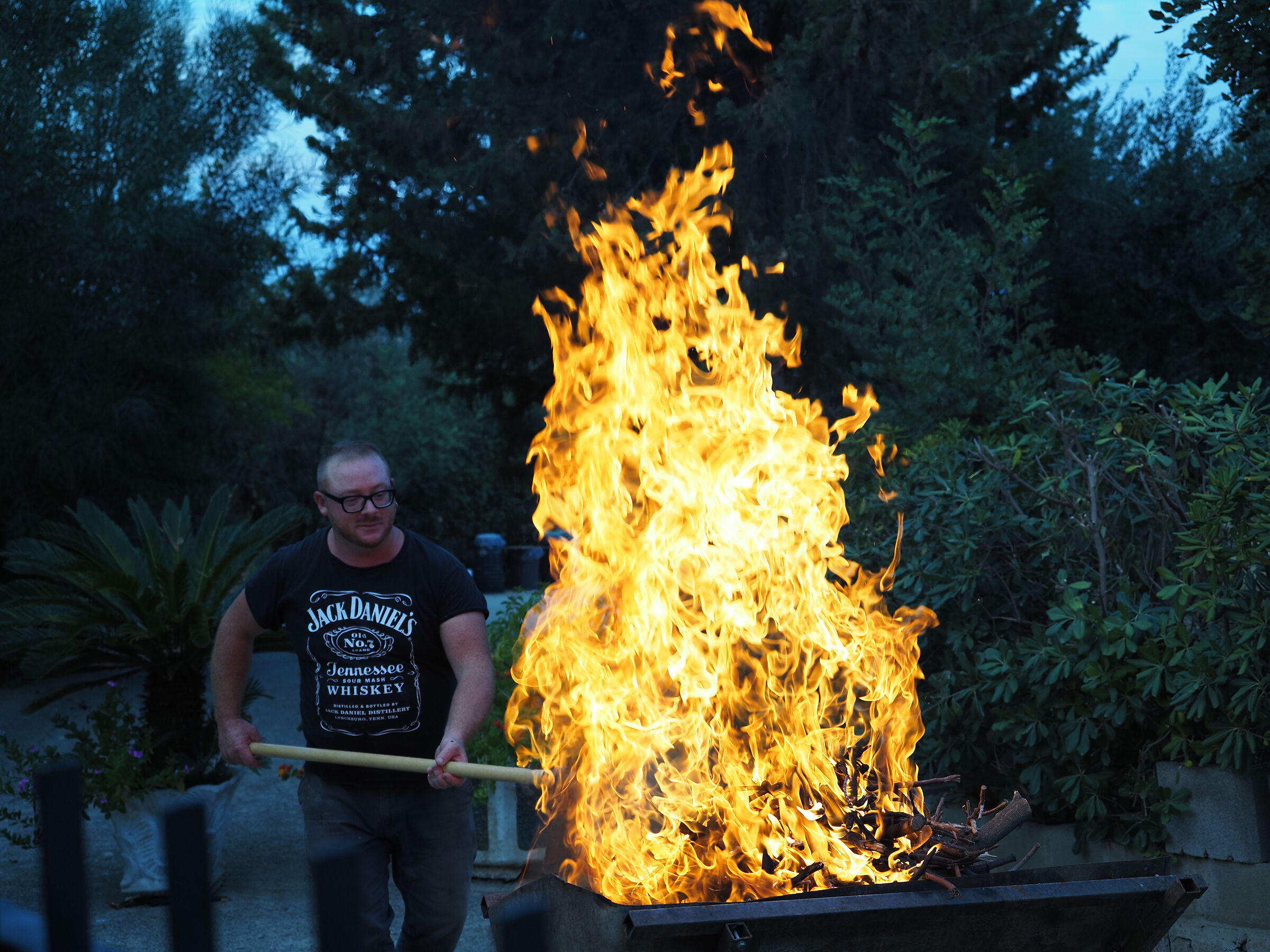 just right for two skewers.