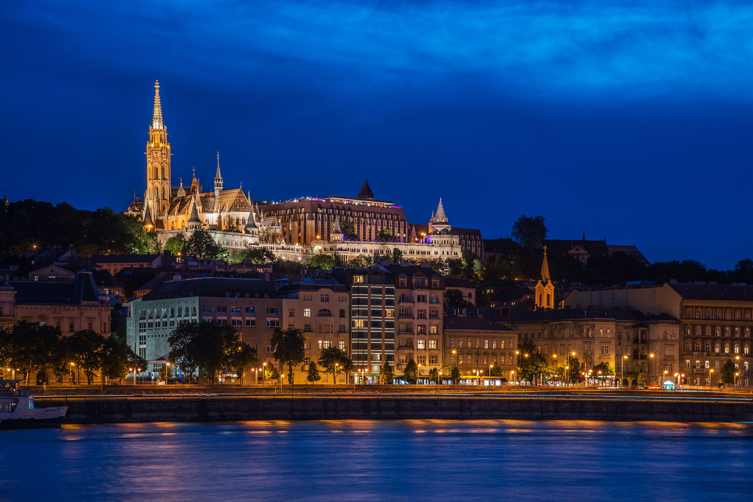 one evening on the Danube.