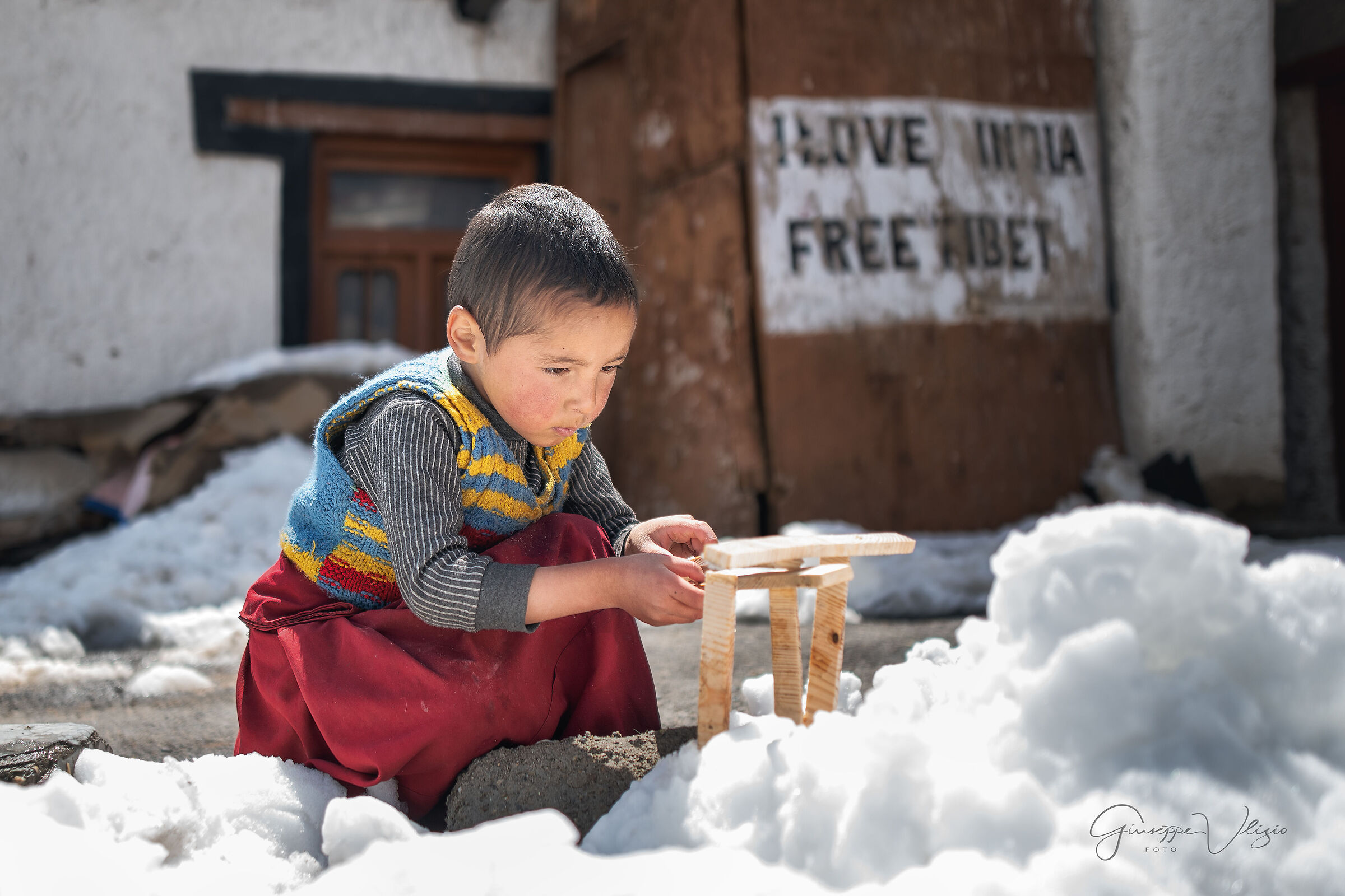 Childhood in the snows of Ladakh
