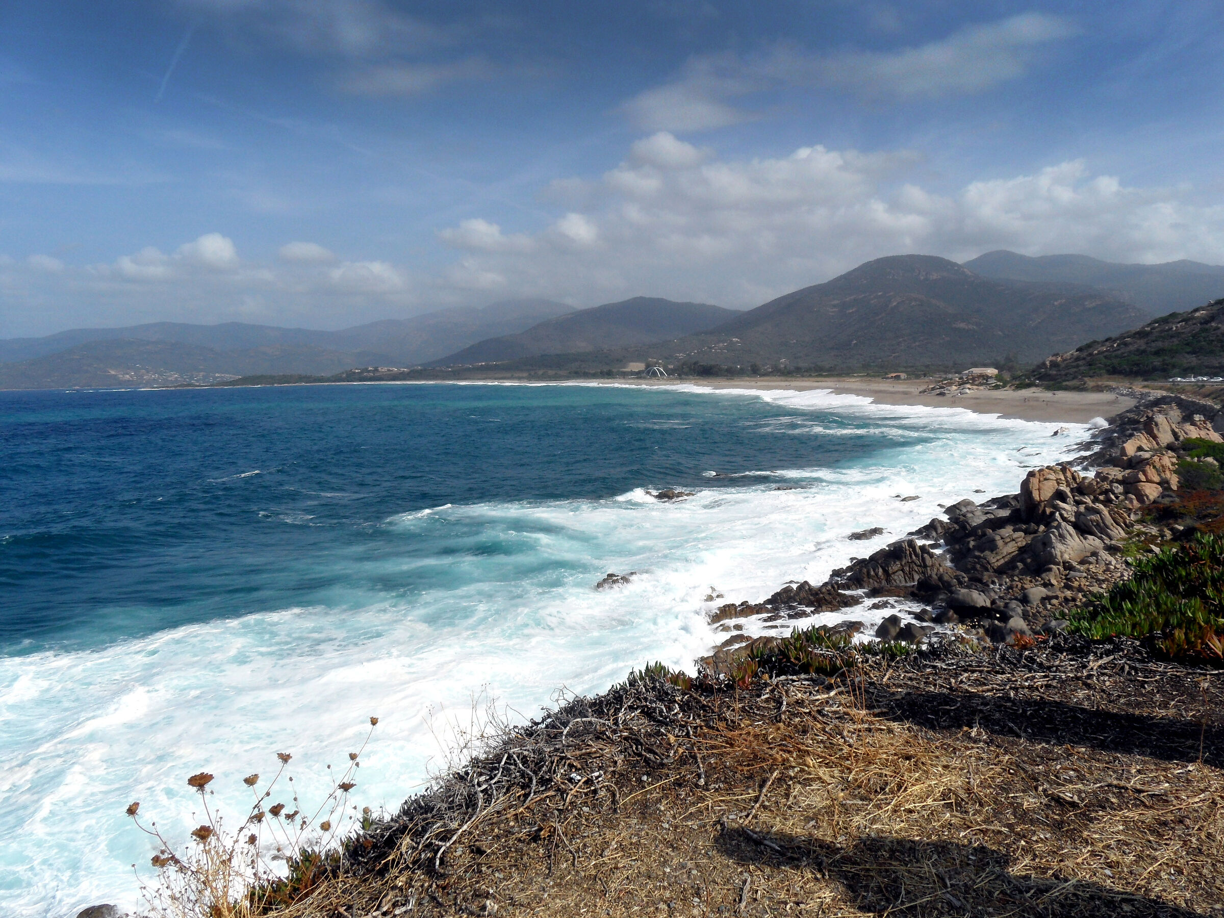 Burrasca in Corsica