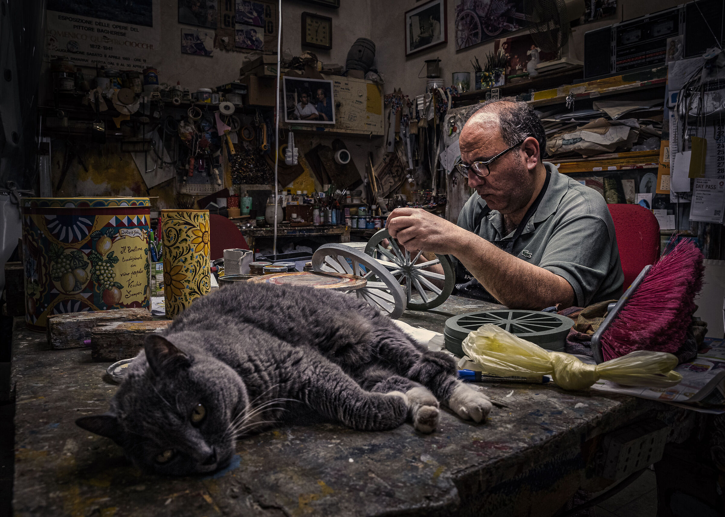 il pittore di carretti e la sua assistente 2