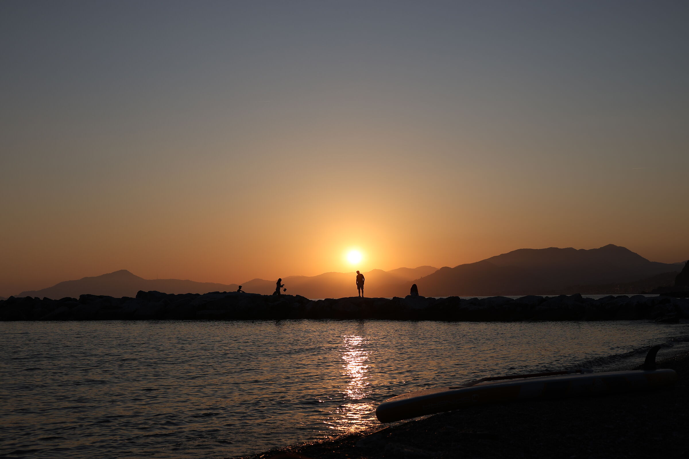 Sunset in Sestri Levante