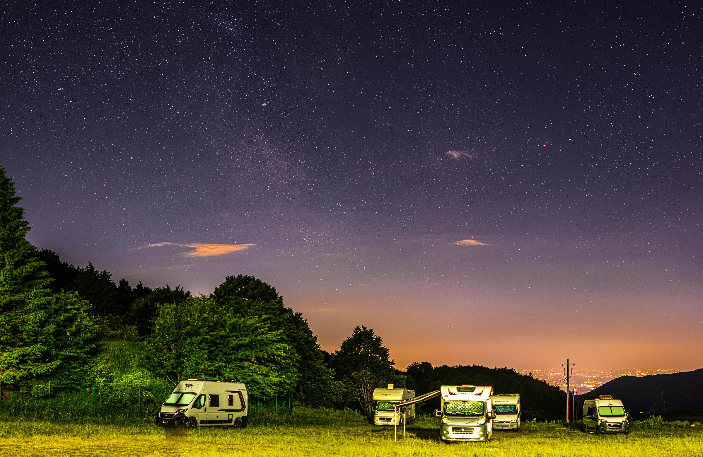 Camper e Via Lattea