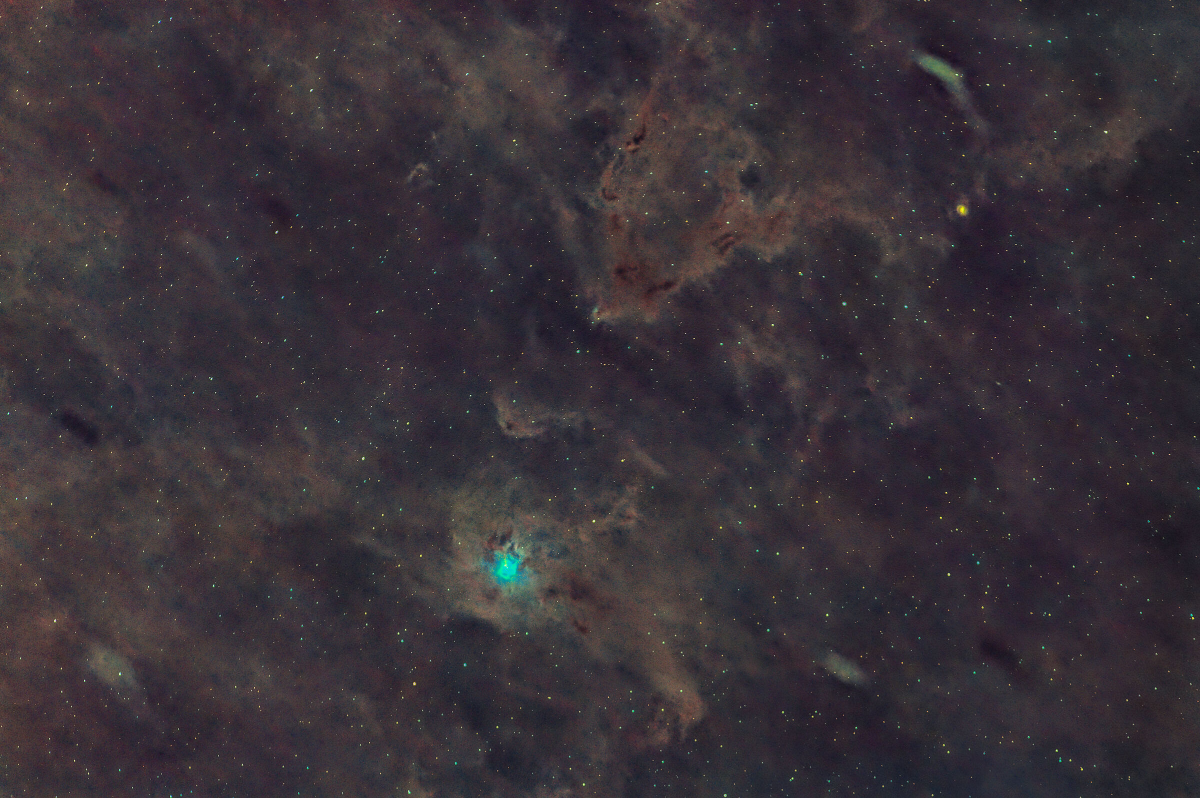 IRIS nebula in larphal field