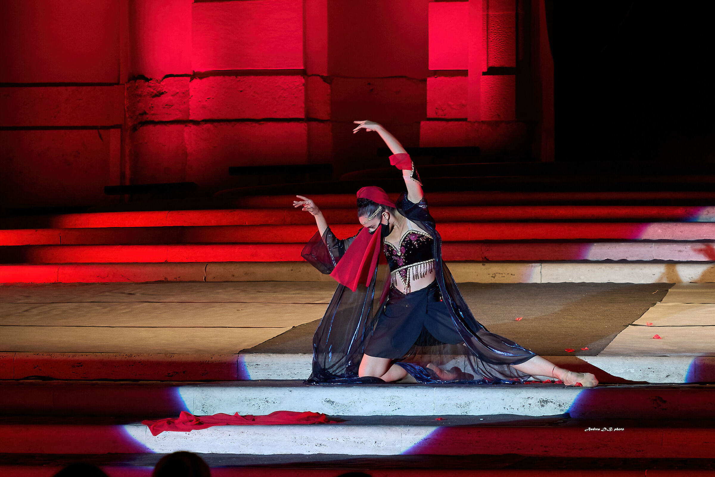 Danza dei sette veli. Salomè. Prima ballerina Scala