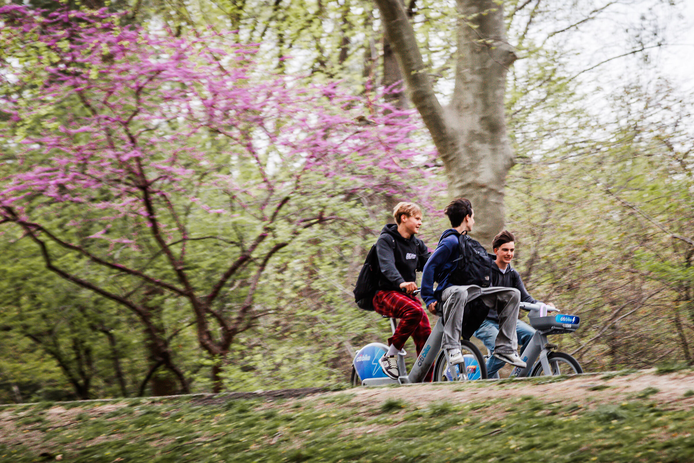 Young bikers- Central Park