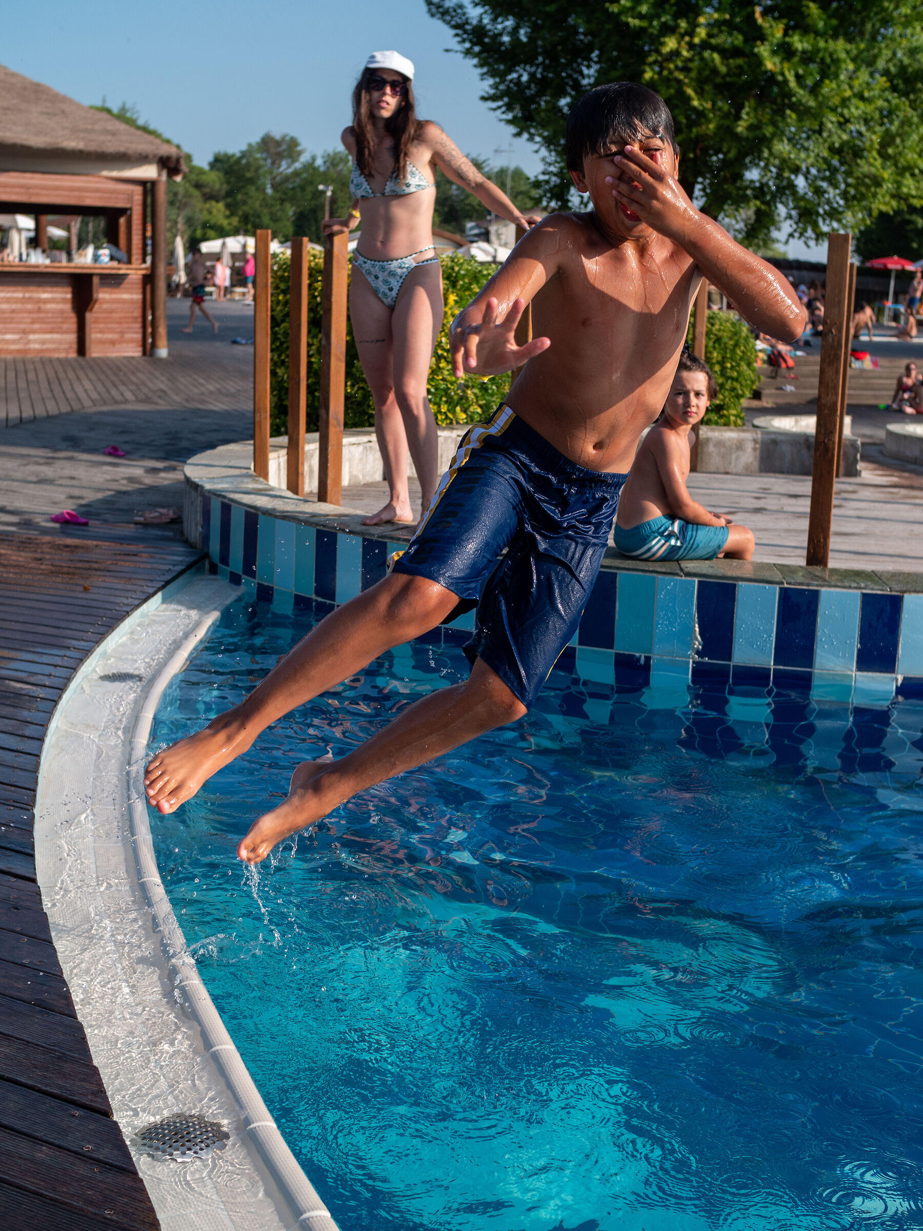 In splash