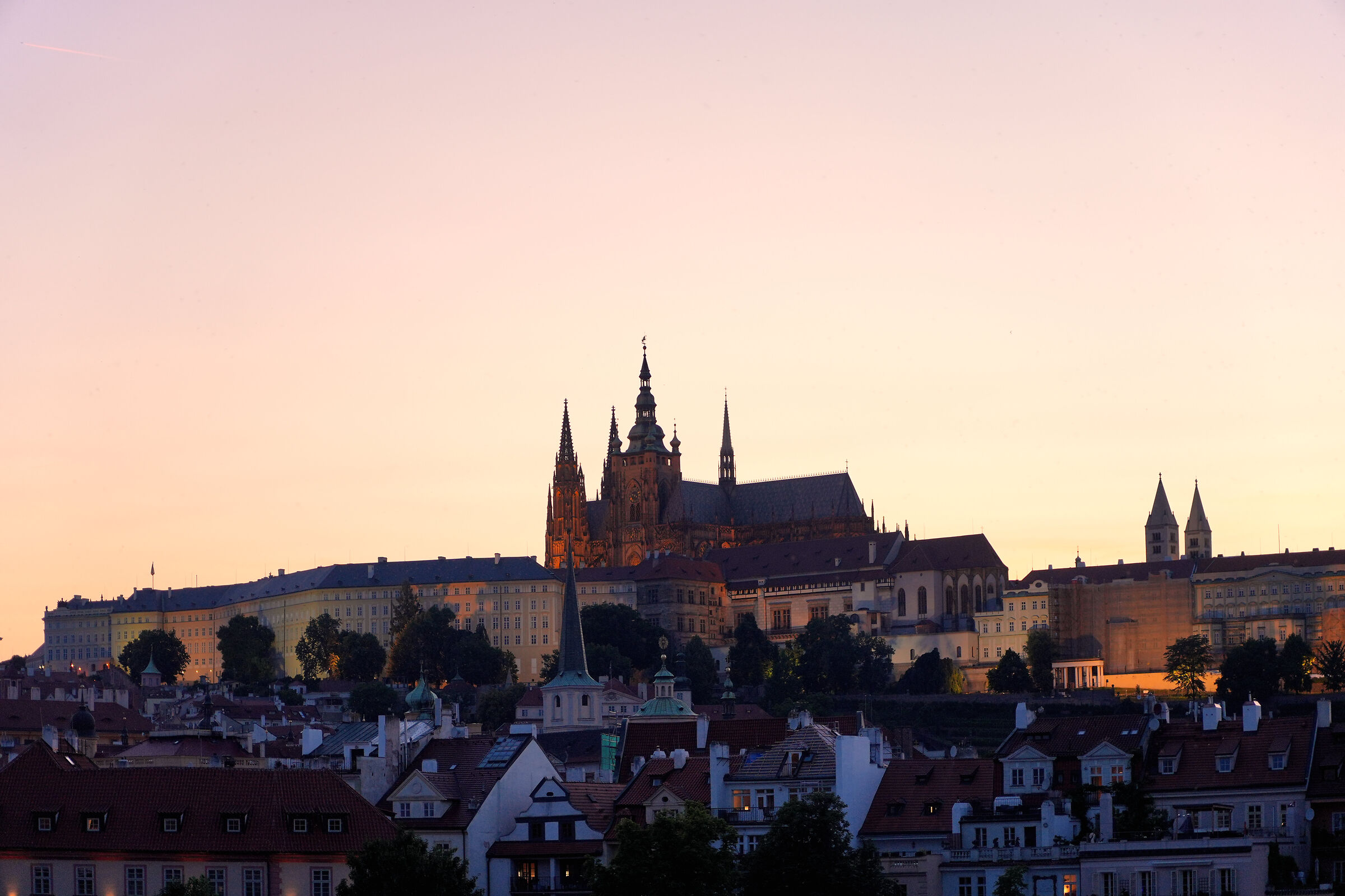 Sunset in Prague