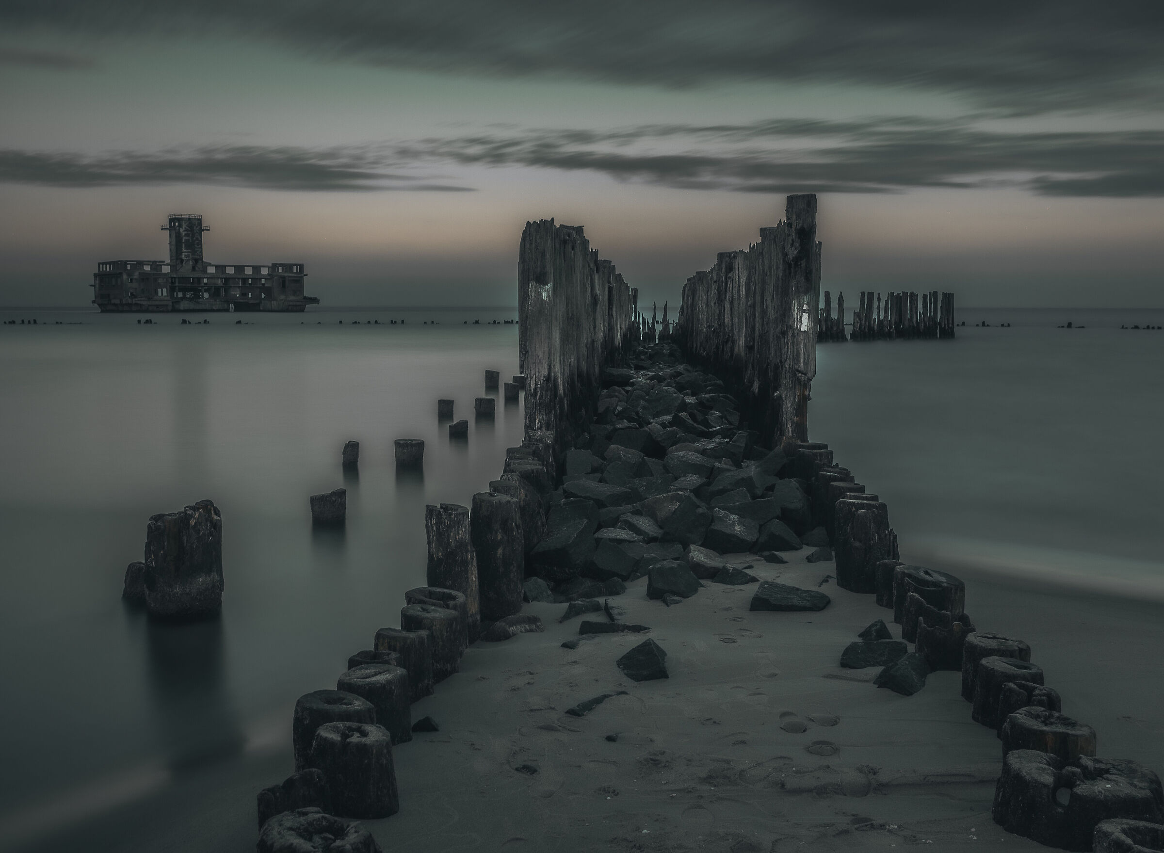 Old torpedo station in Babie Do&lstrok;y near Gdynia in Pola...