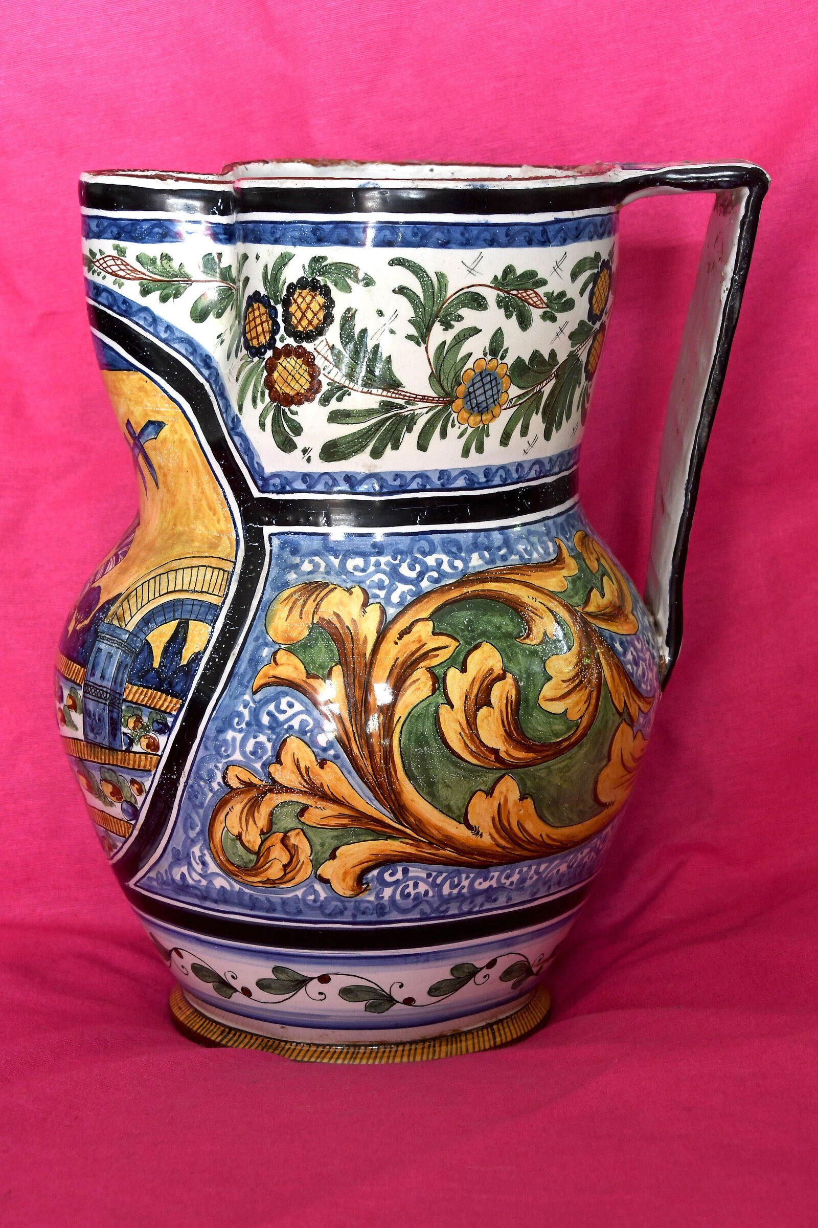 Brocca di Montelupo Fiorentino del 1600