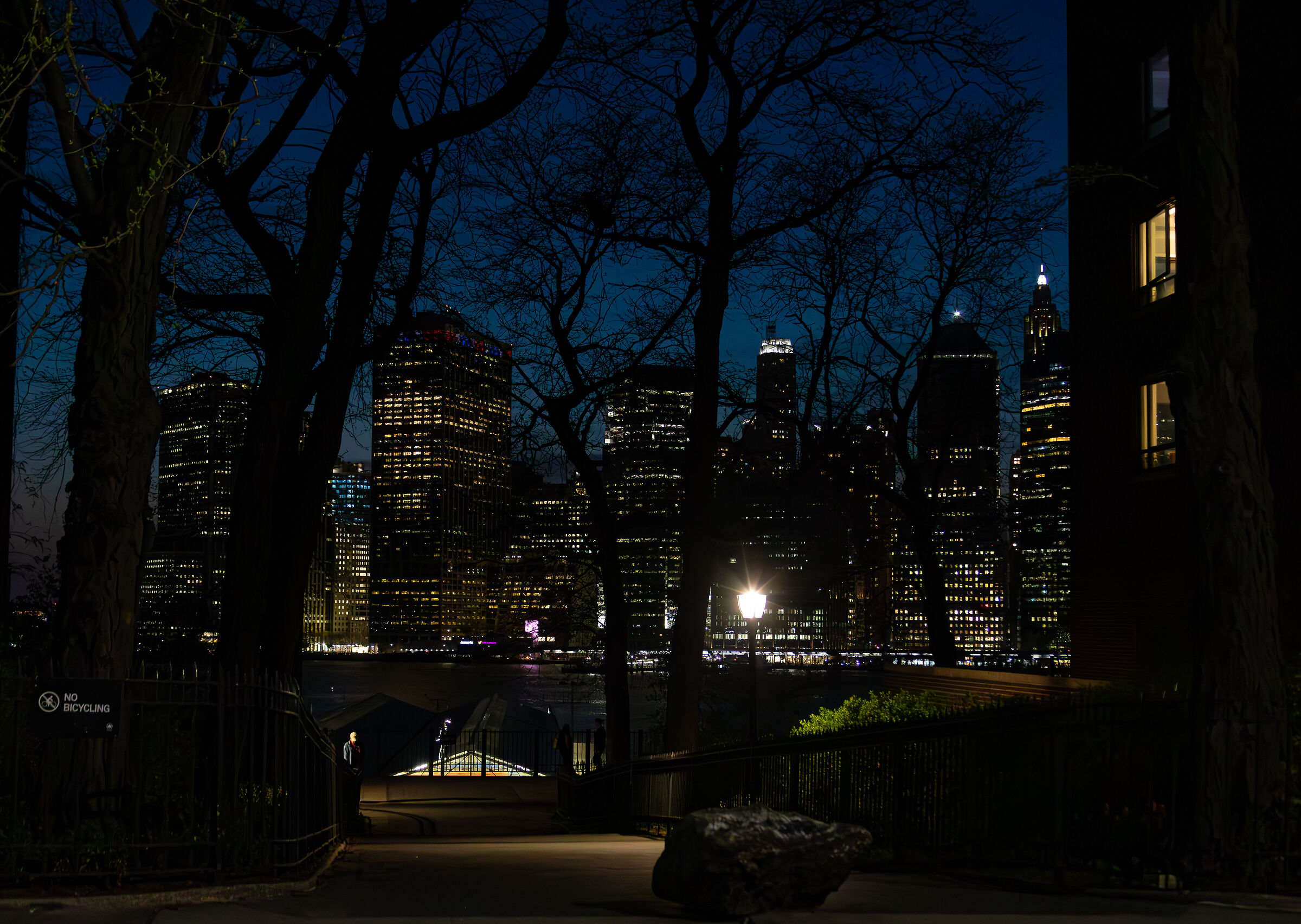 brooklyn heights promenade- notturno