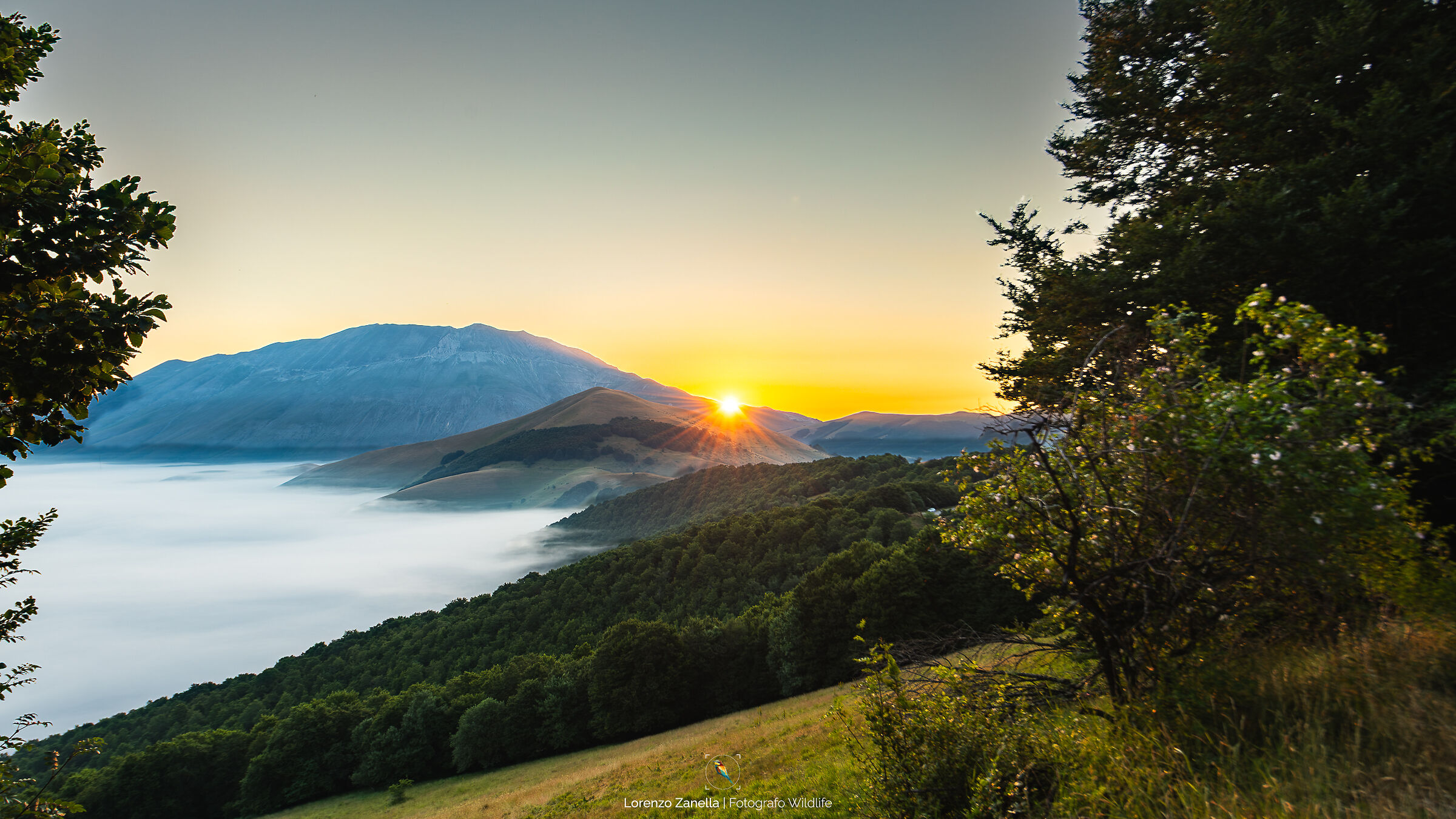 Alba a Castelluccio di Norcia