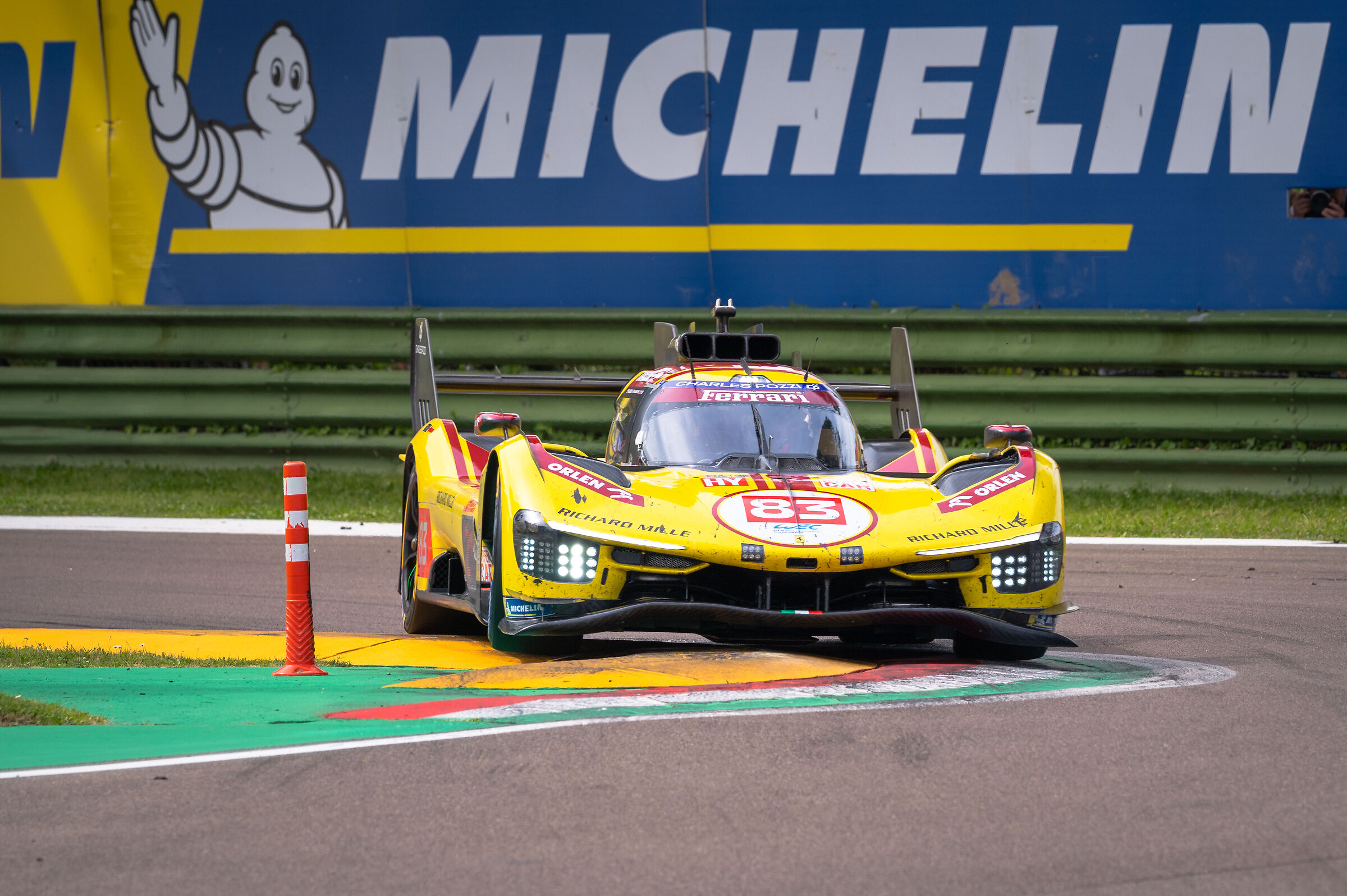 The queen of Le Mans on track at Imola