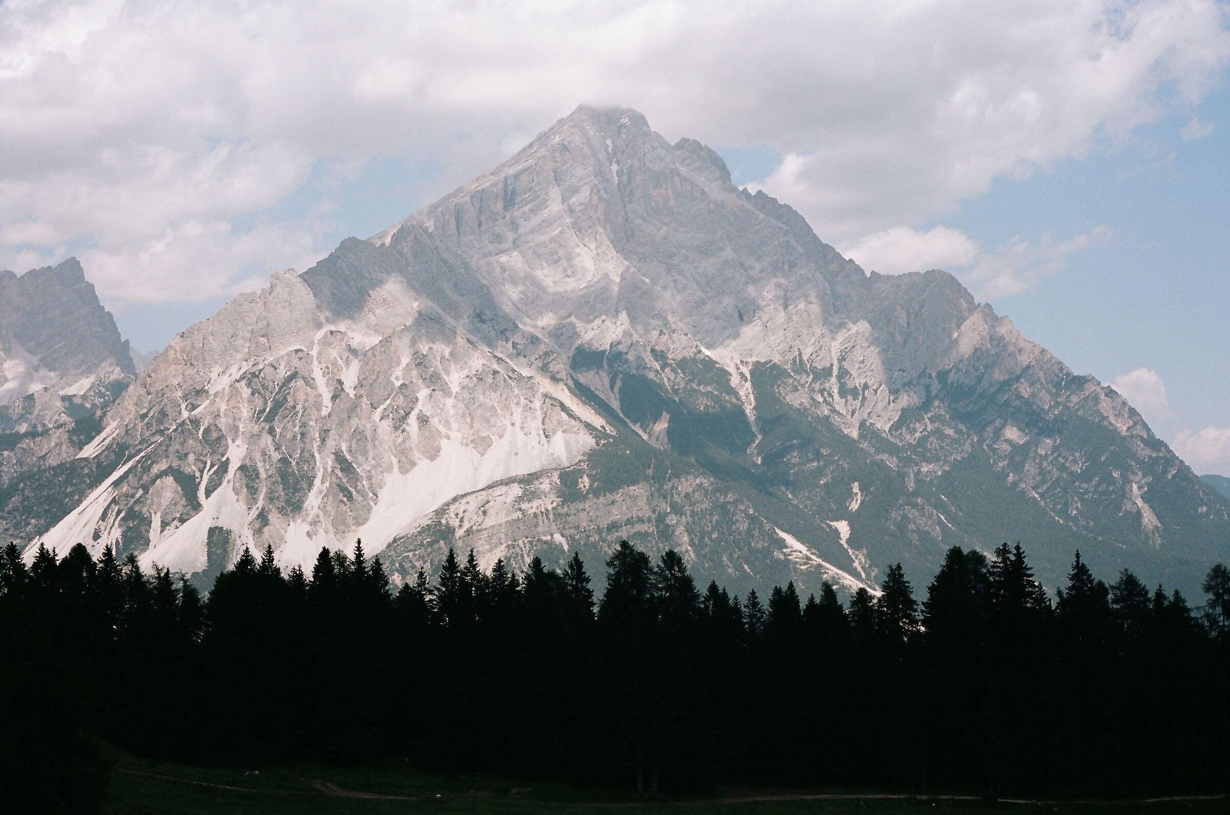 Monte Antelao, view from Forcella Forada