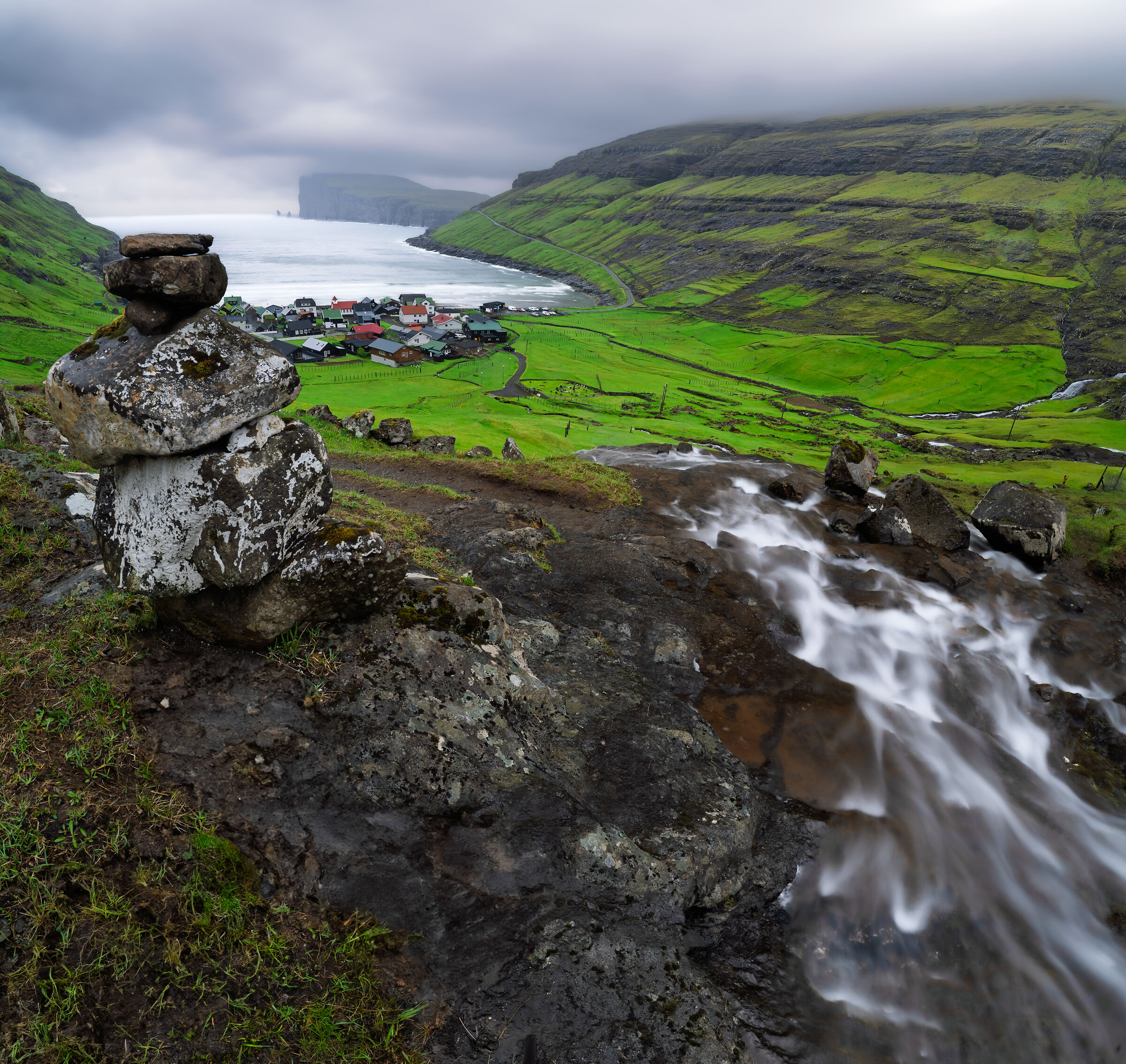 Tjornuvik view from the path to Saksun