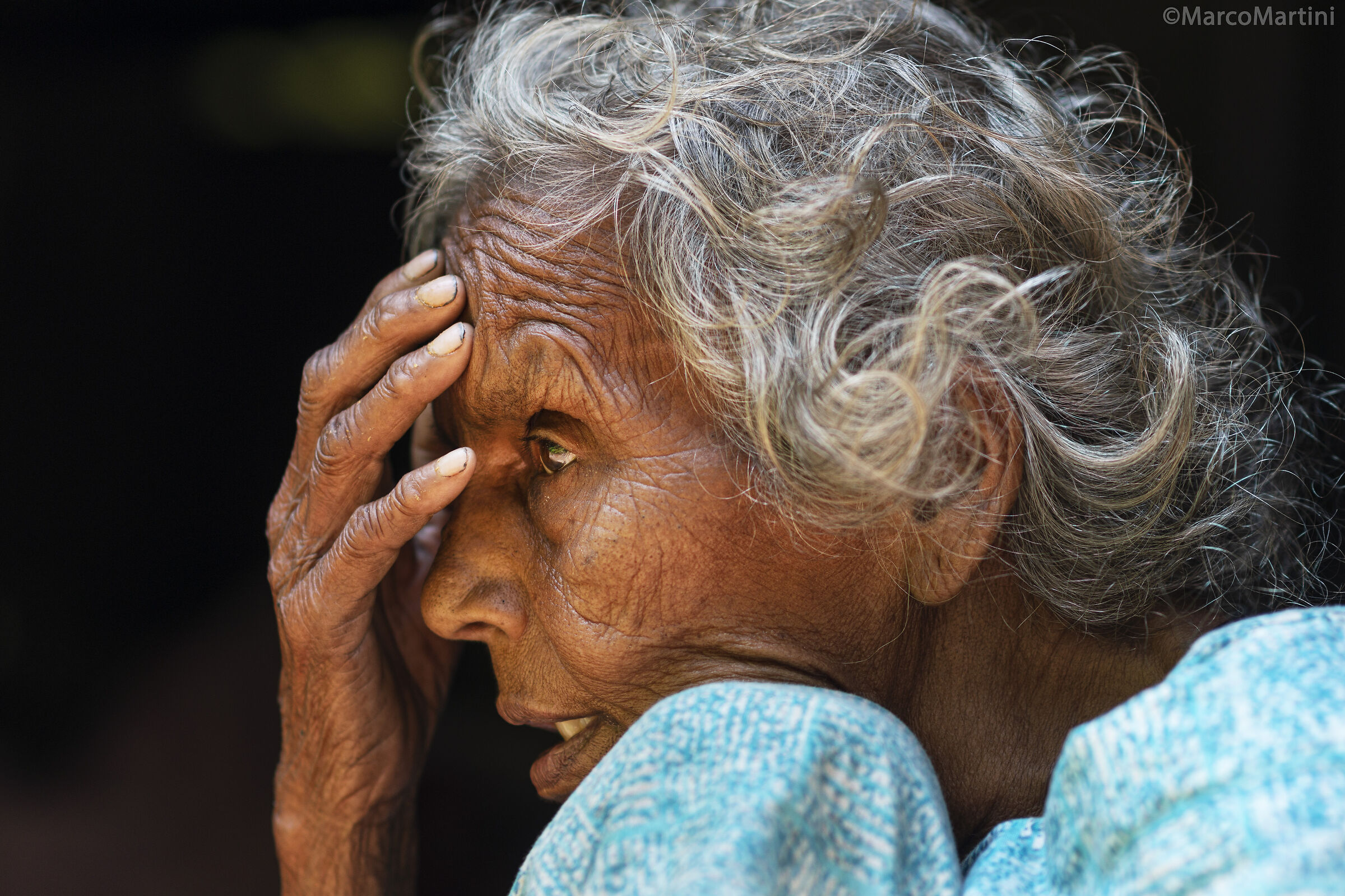 La signora in preghiera