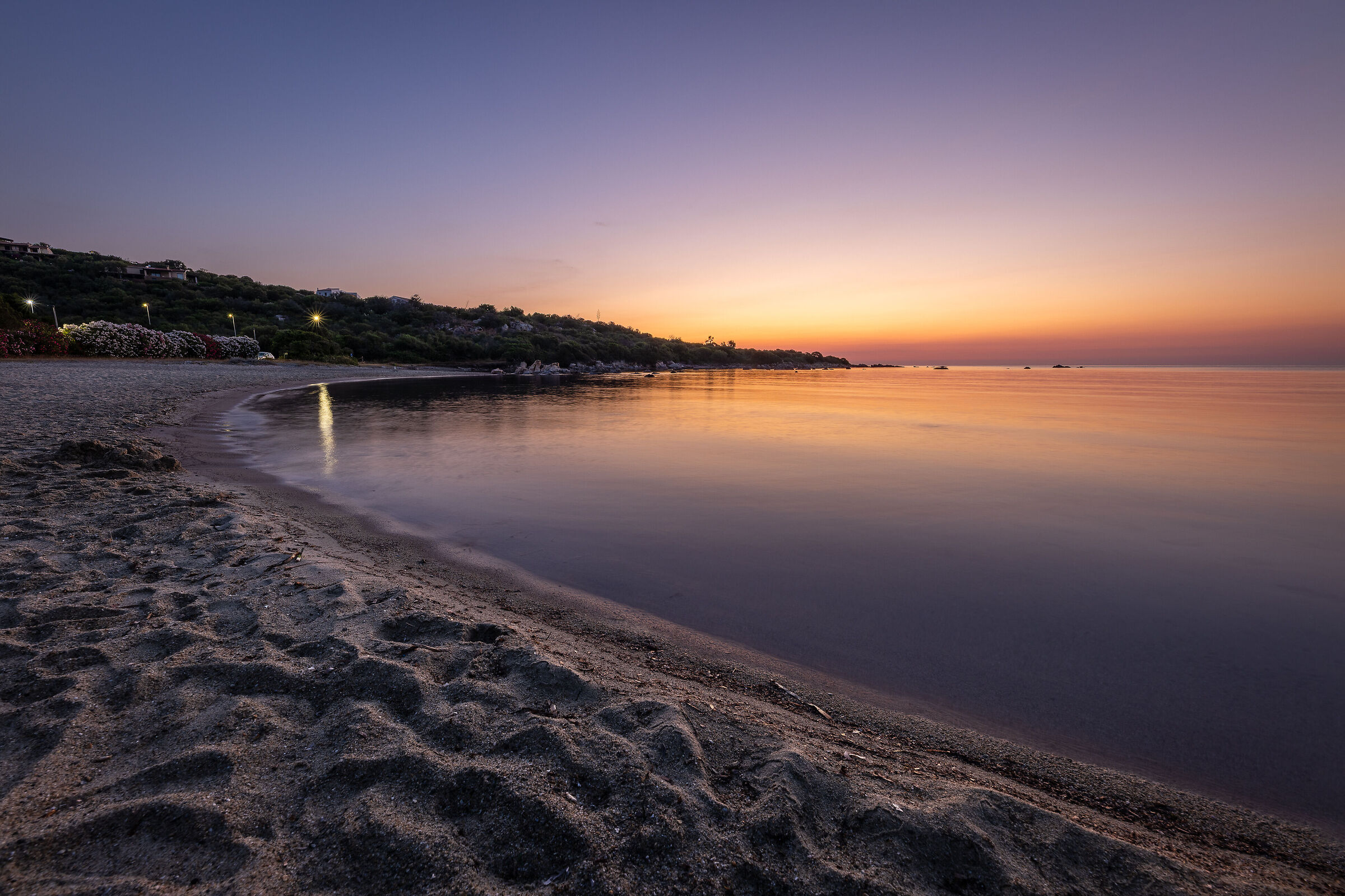 Alba al golfo di Porto Ottiolu